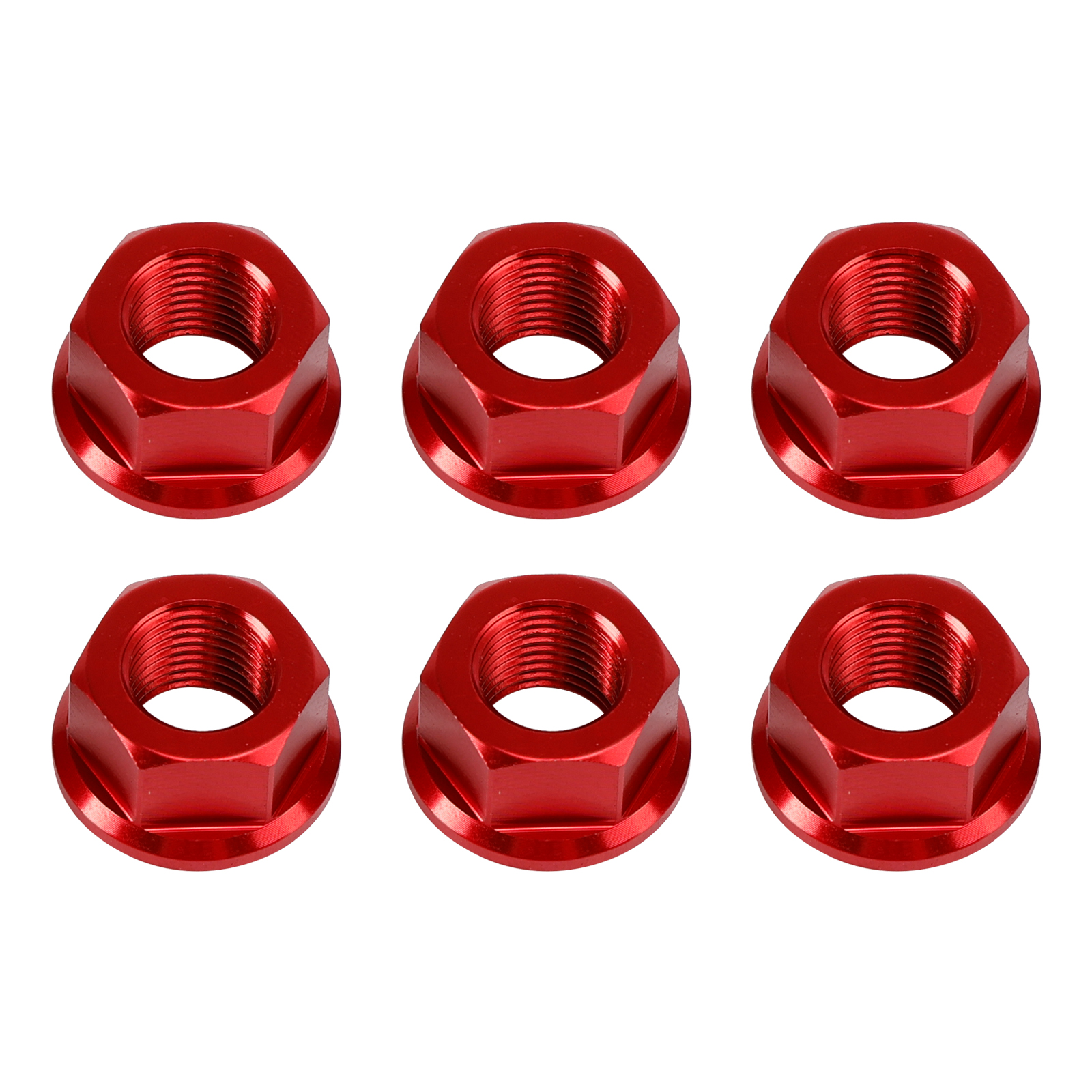 2018-2024 Ducati Panigale V2 V4 Rear Sprocket Carrrier Flange Nuts Set M10x1.0 Red Generic