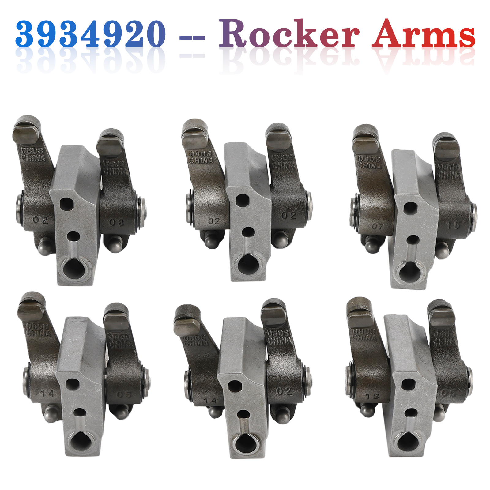 Cummins Dodge 5.9L 12V 6 * Intake Exhaust Rocker Arms Support Set 3934920 Generic