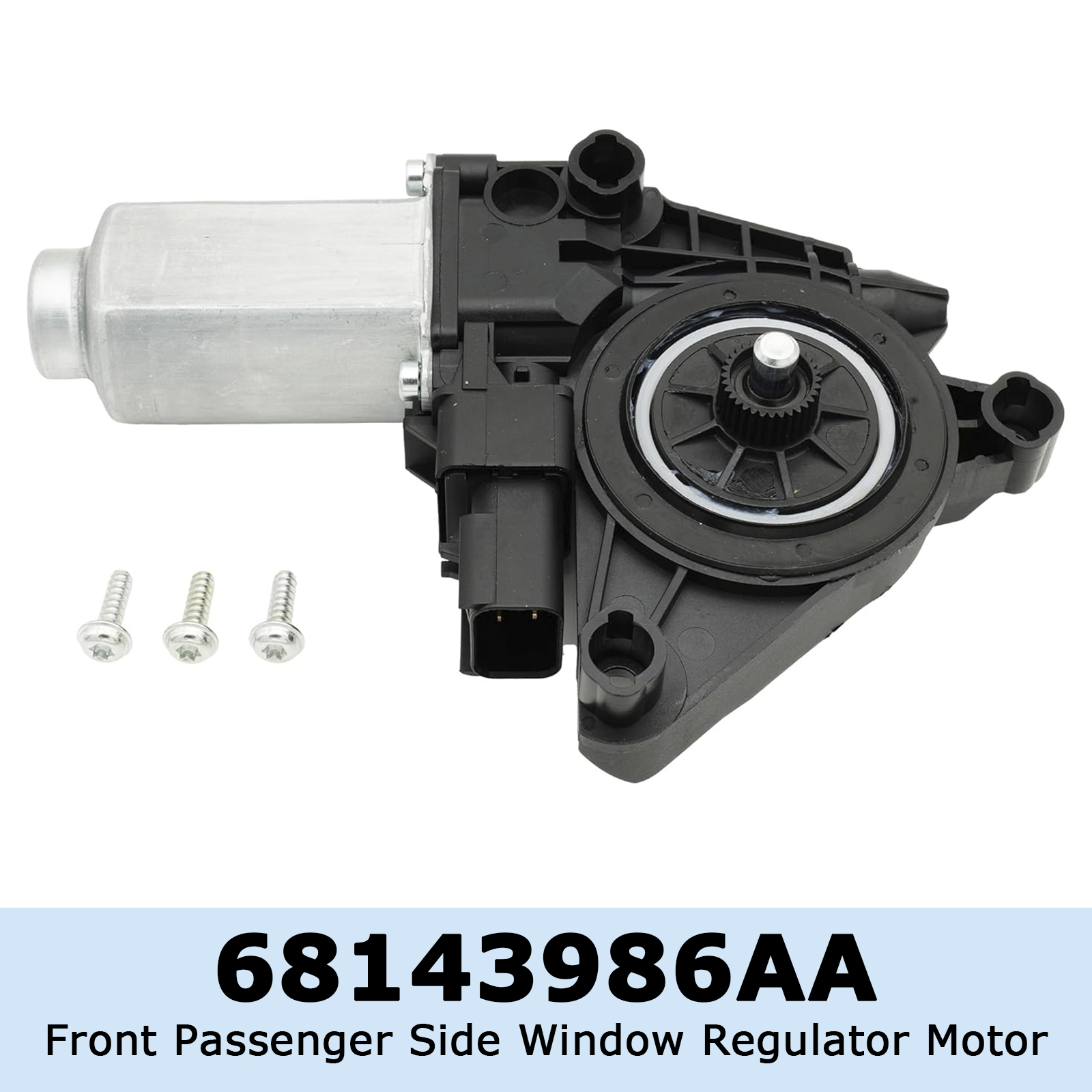 2011-2023 Chrysler 300 Front Passenger Side Window Regulator Motor 68143986AA Generic