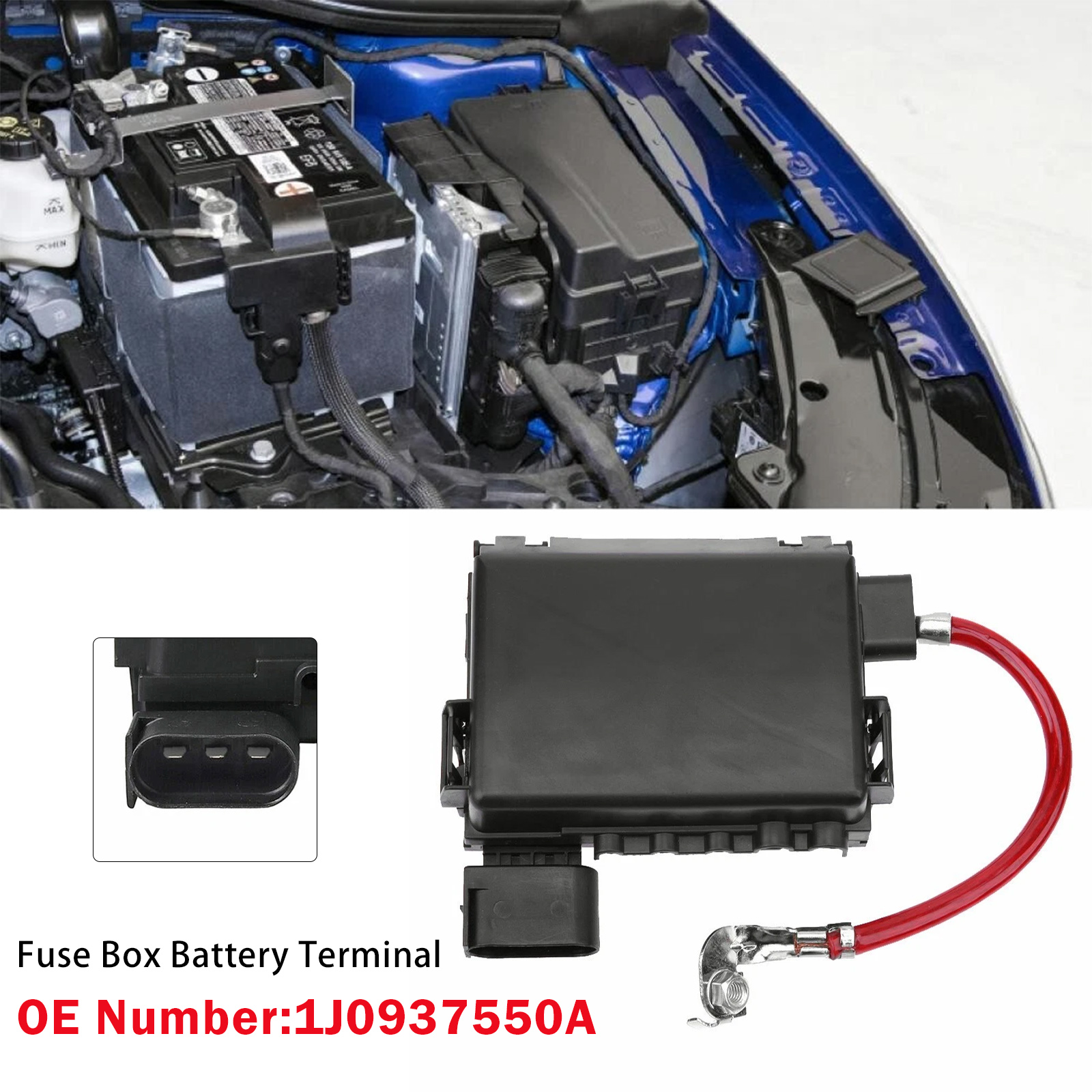 2001-2003 Audi A3/S3 Fuse Box Battery Terminal 1J0937550A Generic