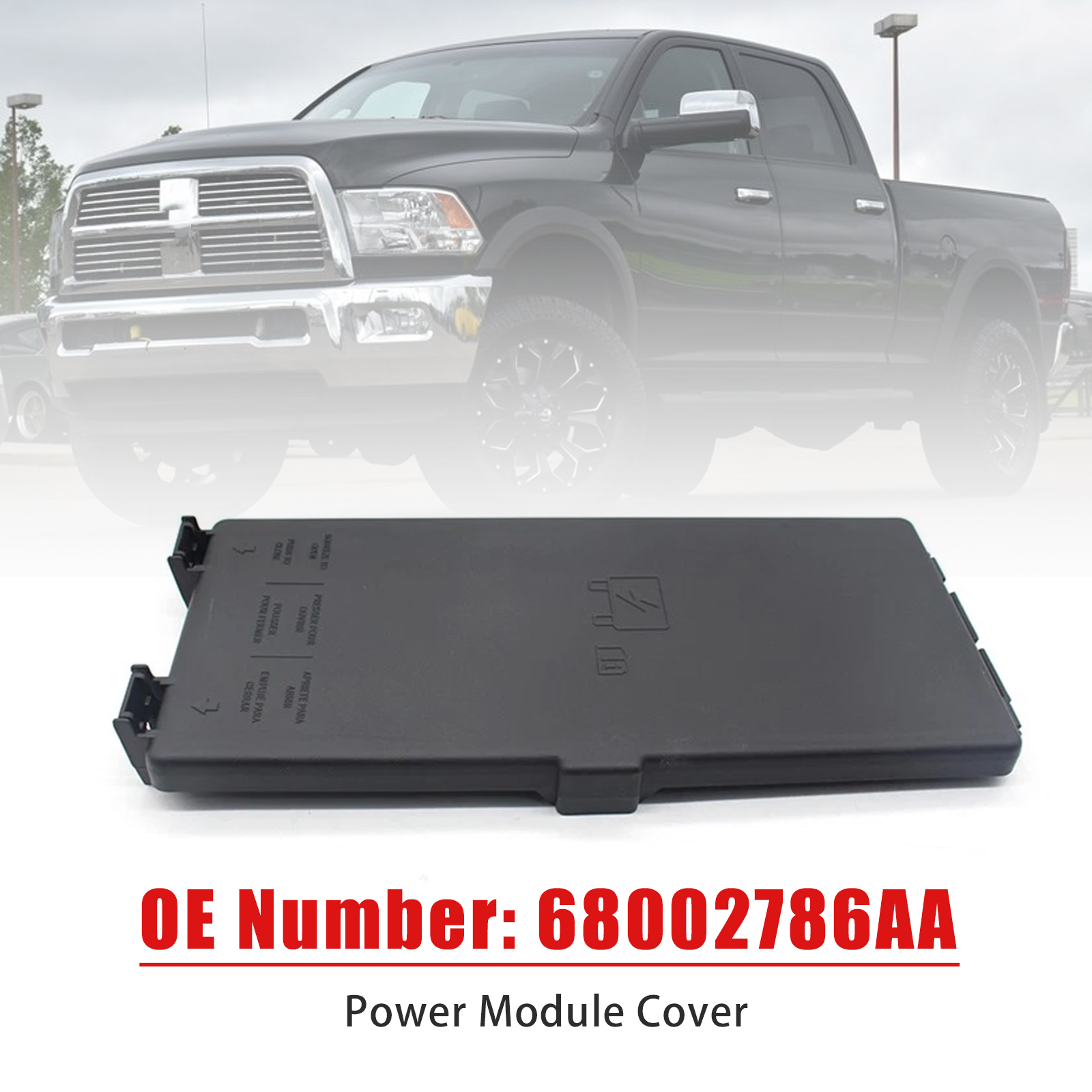 2006-2010 Dodge RAM 2500 3500 6.7L Power Module Cover 68002786AA Generic