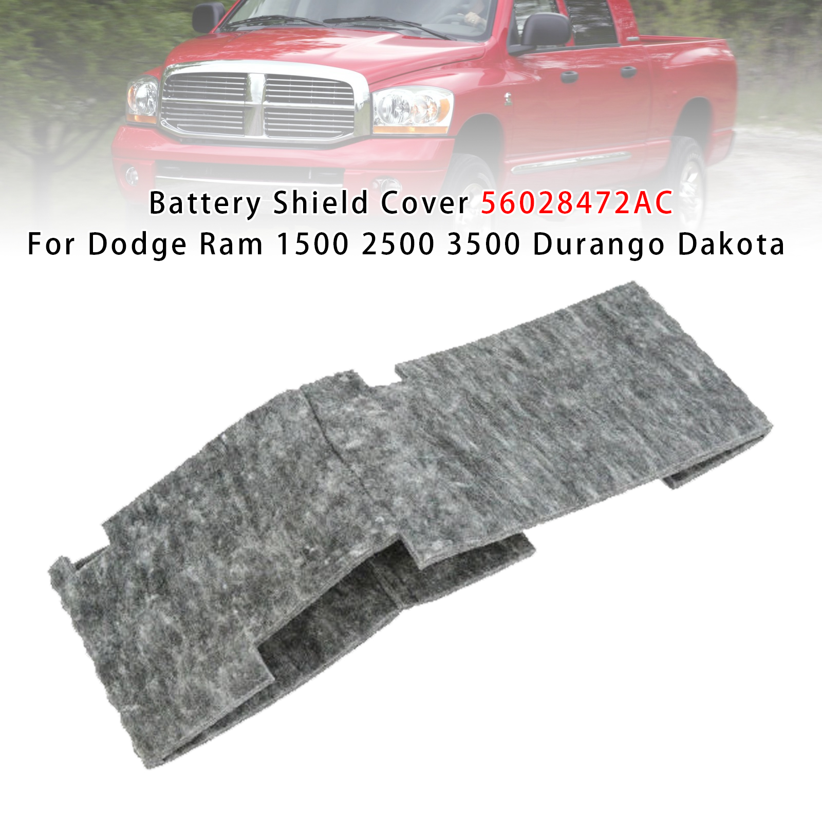 2004-2009 DODGE DURANGO Battery Shield Cover 56028472AC Generic