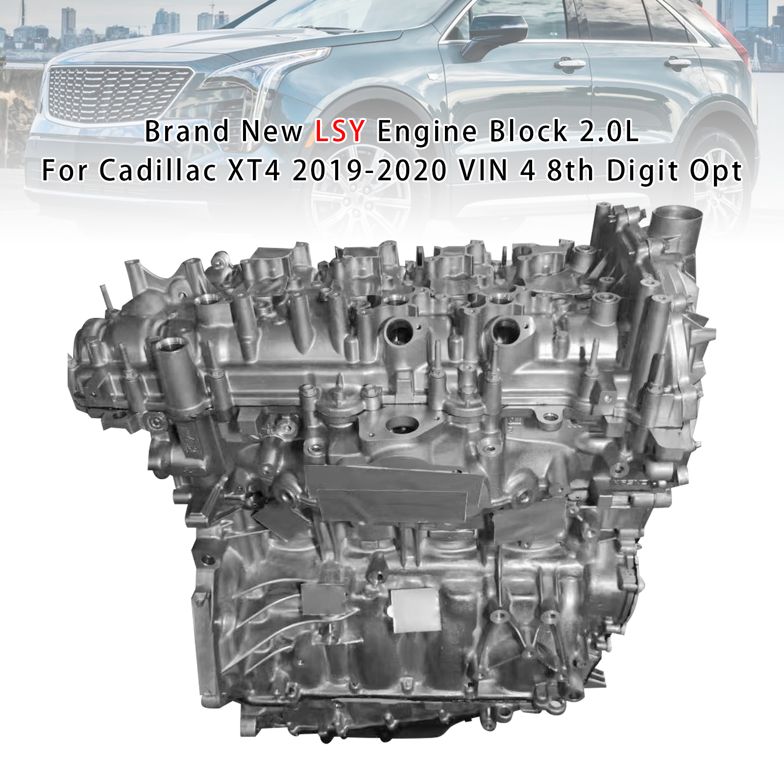 2019-2020 Cadillac XT4 LSY Engine Block 2.0L Assembly 300-10260 Generic