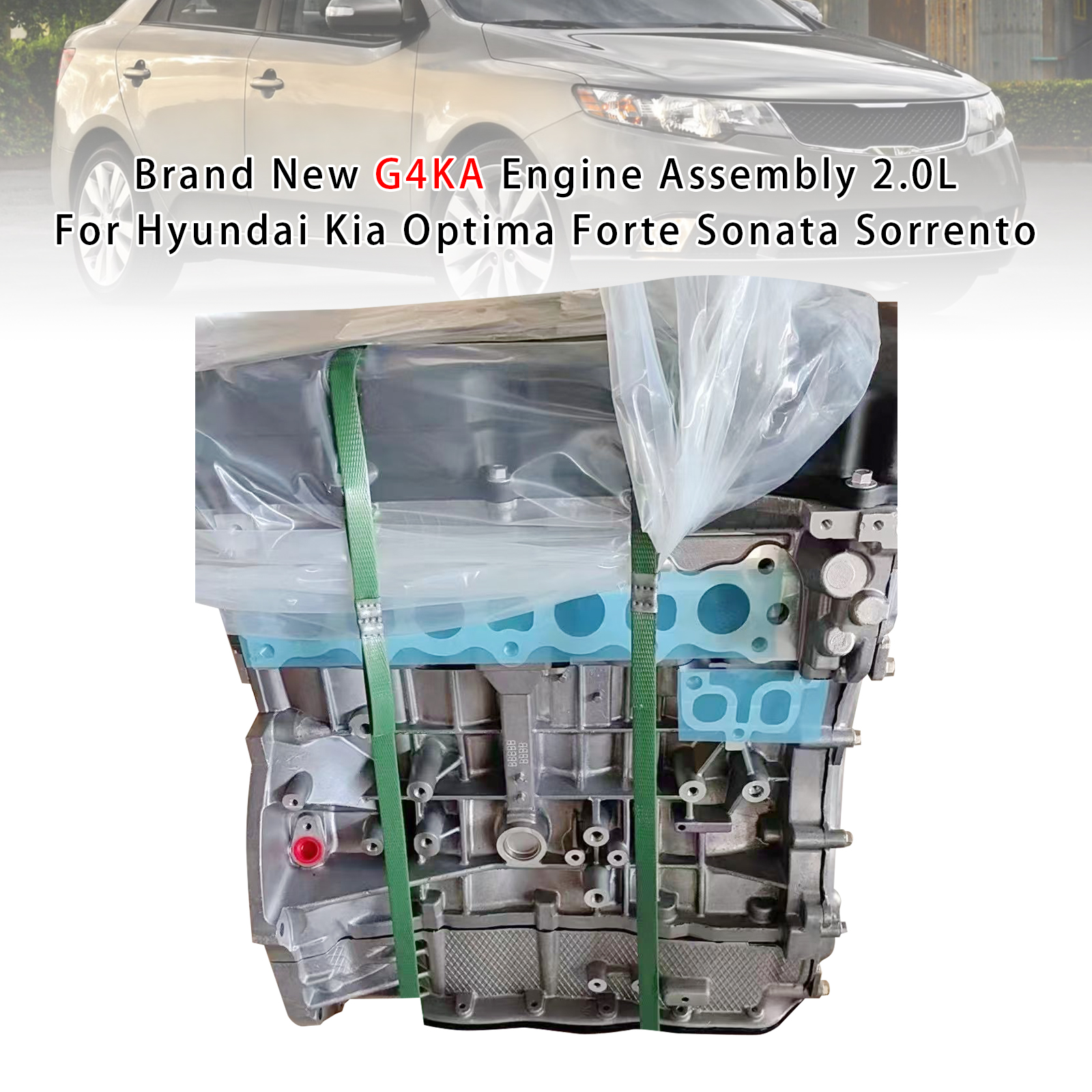 2016-2019 Kia Sorrento GDI Turbo G4KA Engine Assembly 2.0L Generic