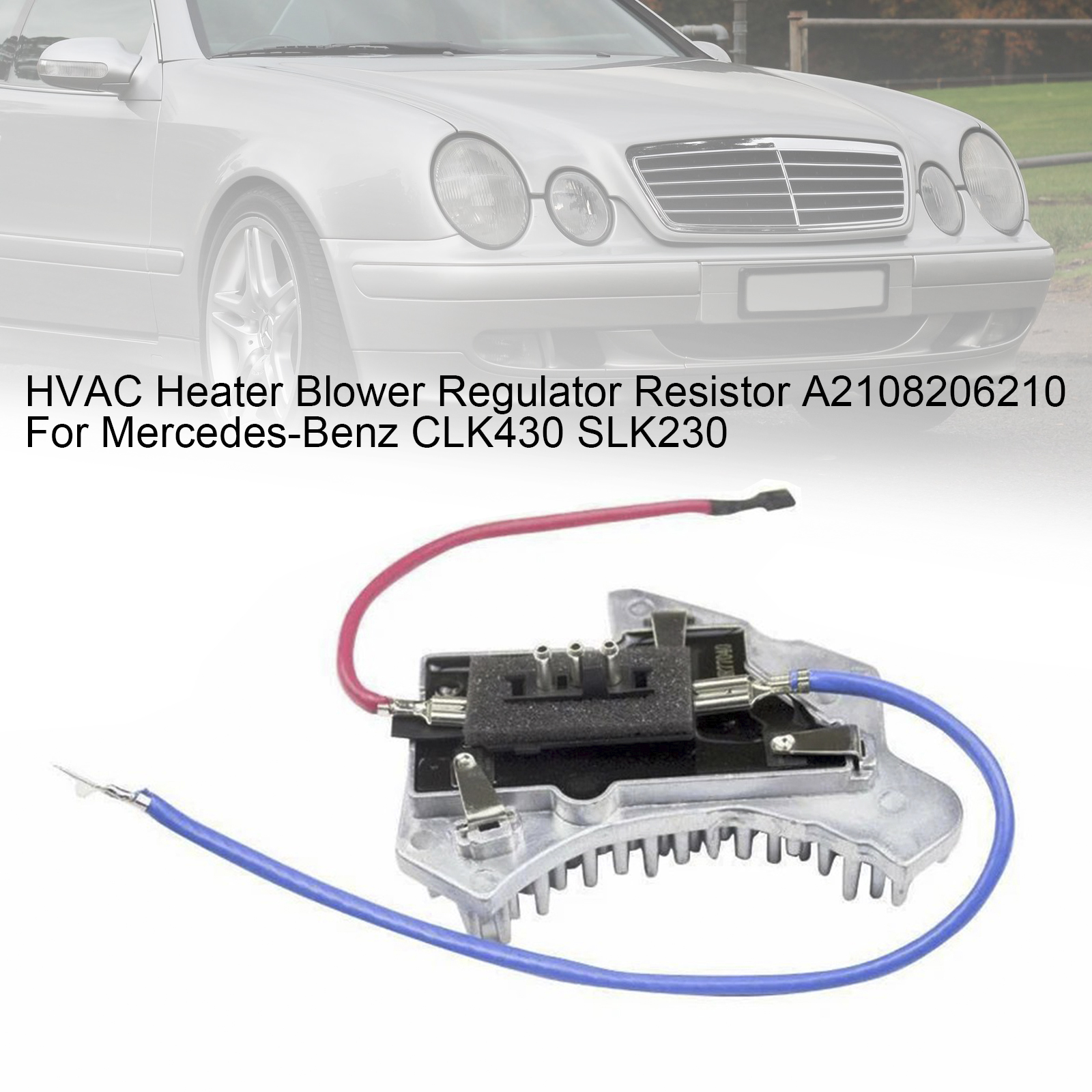 1996-1997 Mercedes-Benz C36 C43 AMG W202 HVAC Heater Blower Regulator Resistor A2108206210 Generic