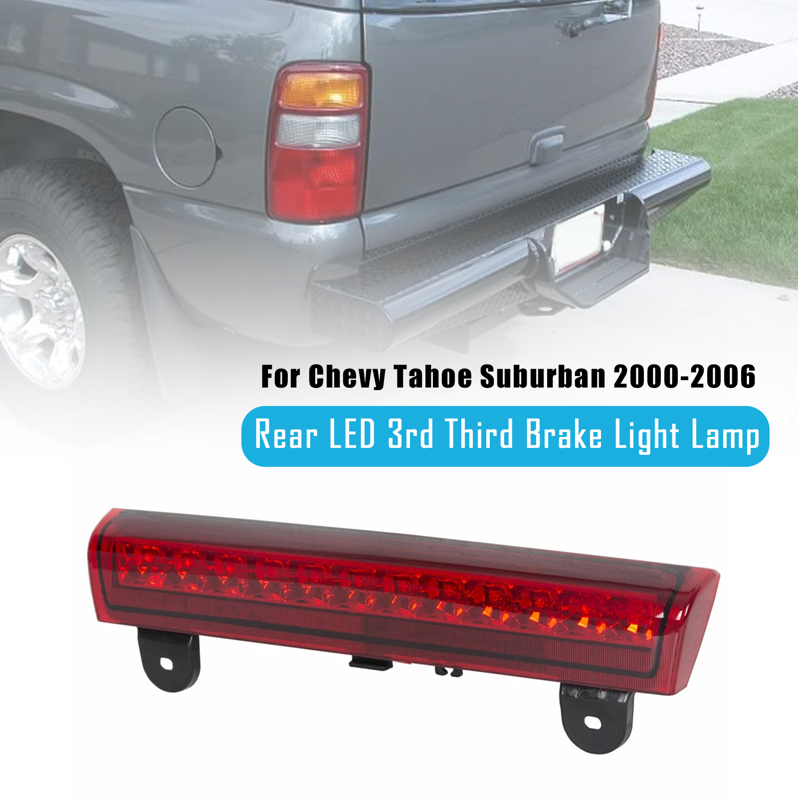 2000-2006 CHEVROLET SUBURBAN 1500 2500 TAHOE Rear LED 3rd Third Brake Light Lamp Generic