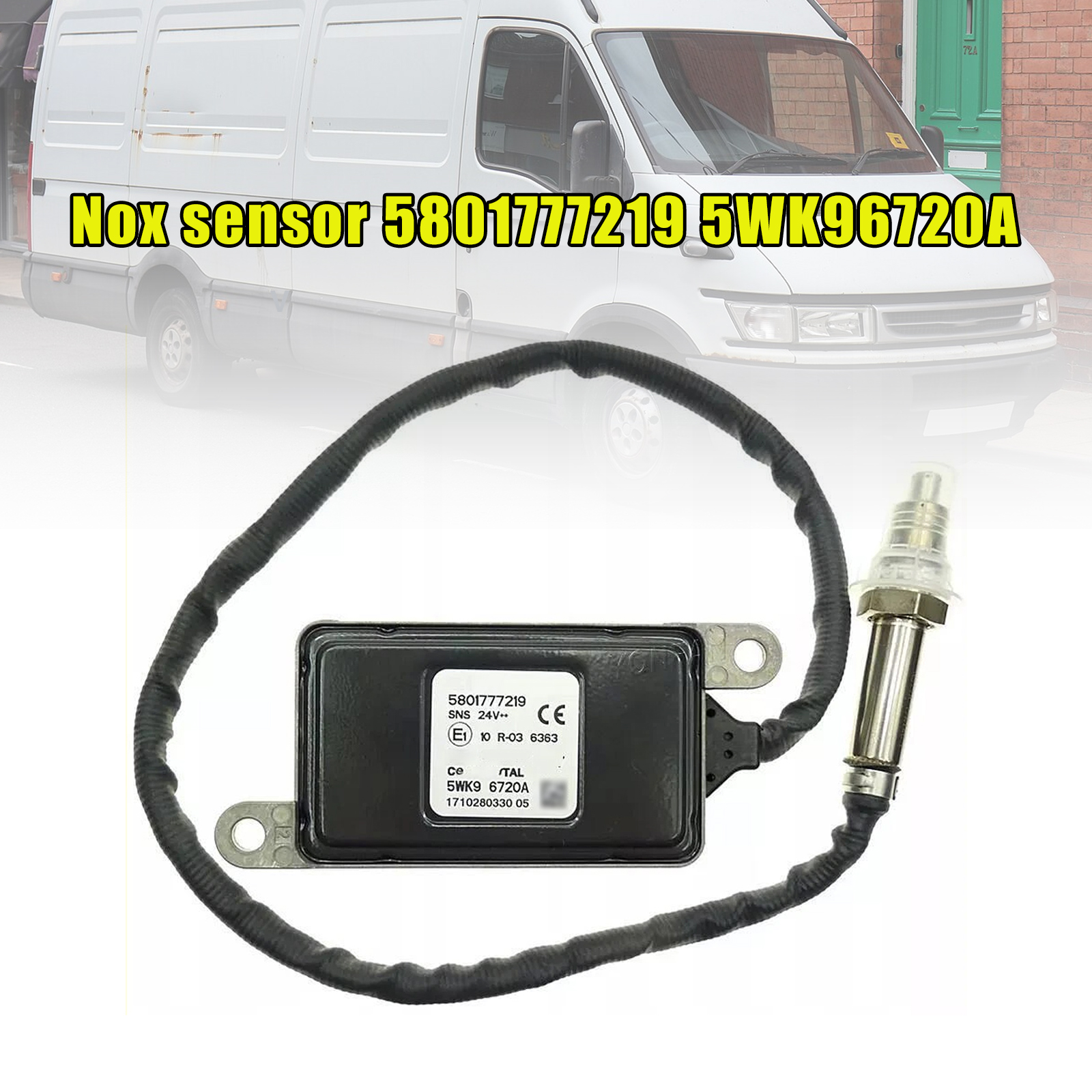 IVECO DAILY 5801777219 24V Nitrogen Oxide NOx Sensor 5801777219 5WK96720A Generic