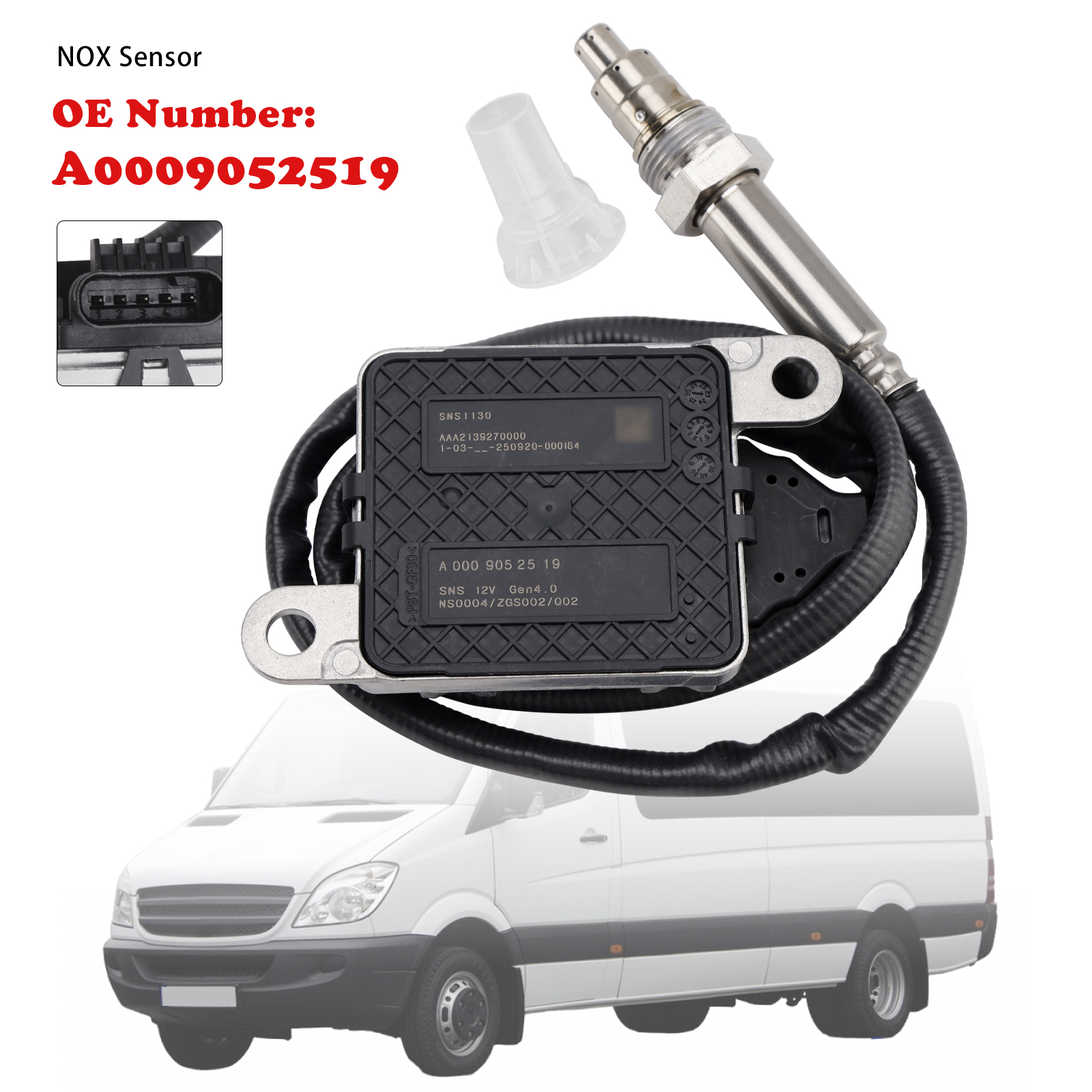 2006-2023 Mercedes Benz W906 W447 W253 NOX Sensor Oxygen Sensor A0009052519 Generic