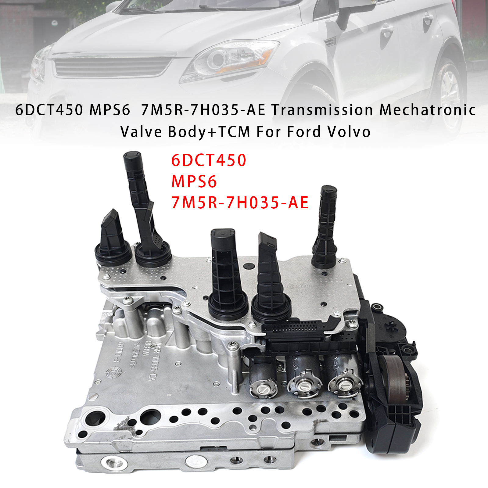 2007-2011 Ford Volvo Transmission Mechatronic Valve Body+TCM 6DCT450 MPS6 7M5R-7H035-AE Generic