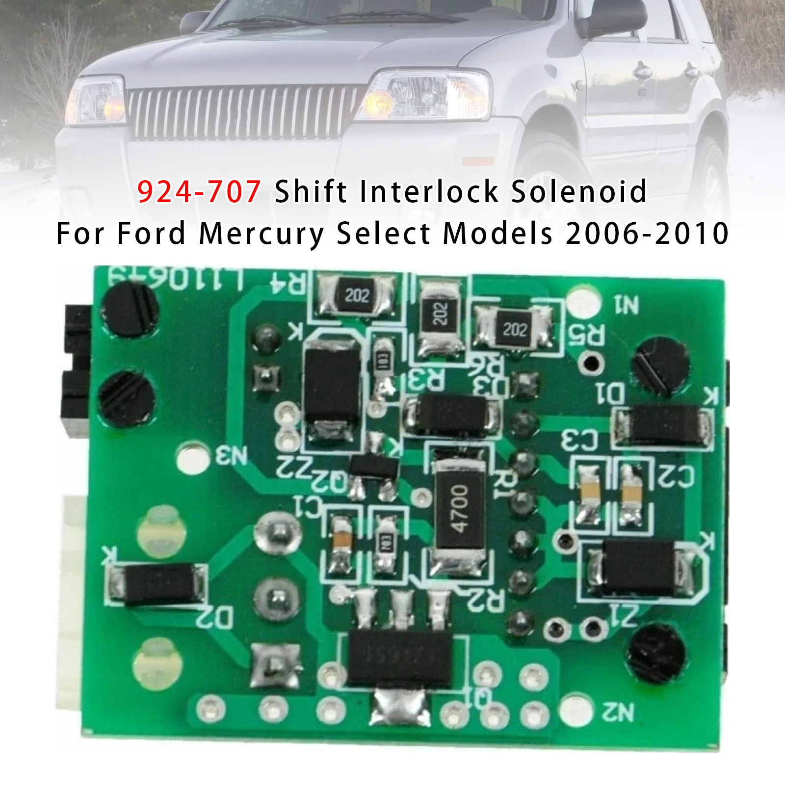 2006-2010 Ford Mercury Select Models Shift Interlock Solenoid 924-707 Generic