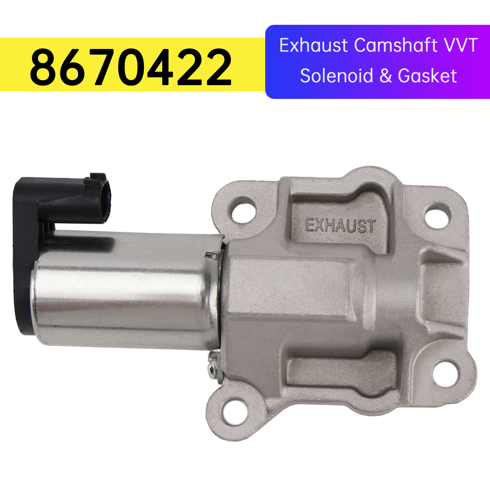 1996-2010 Volvo C70 V70 XC70 S80 Exhaust Camshaft VVT Solenoid & Gasket 8670422 Generic