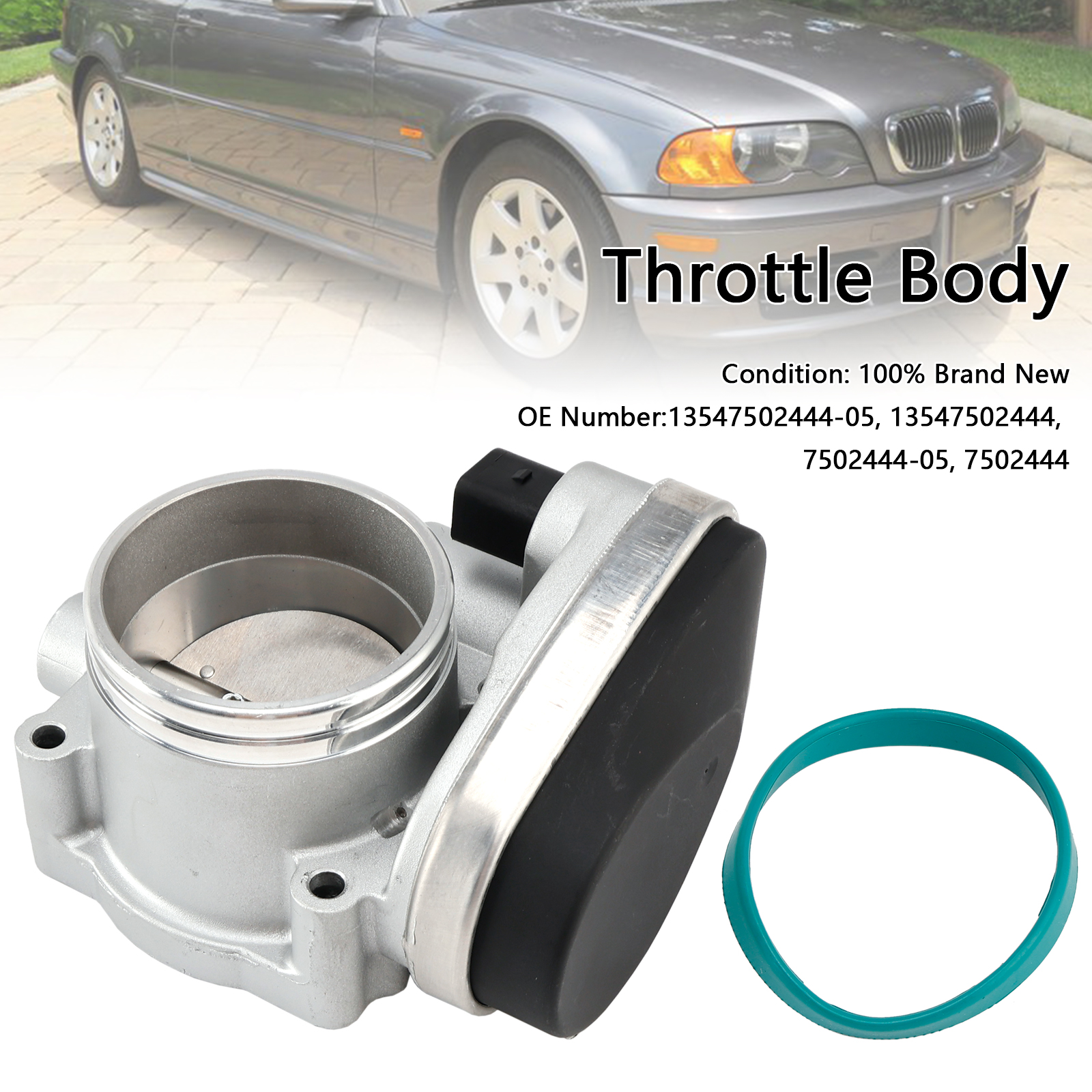 2001-2006 BMW 3 Series X3 Z3 Z4 2.2L 2.5L Throttle Body 13547502444 Generic