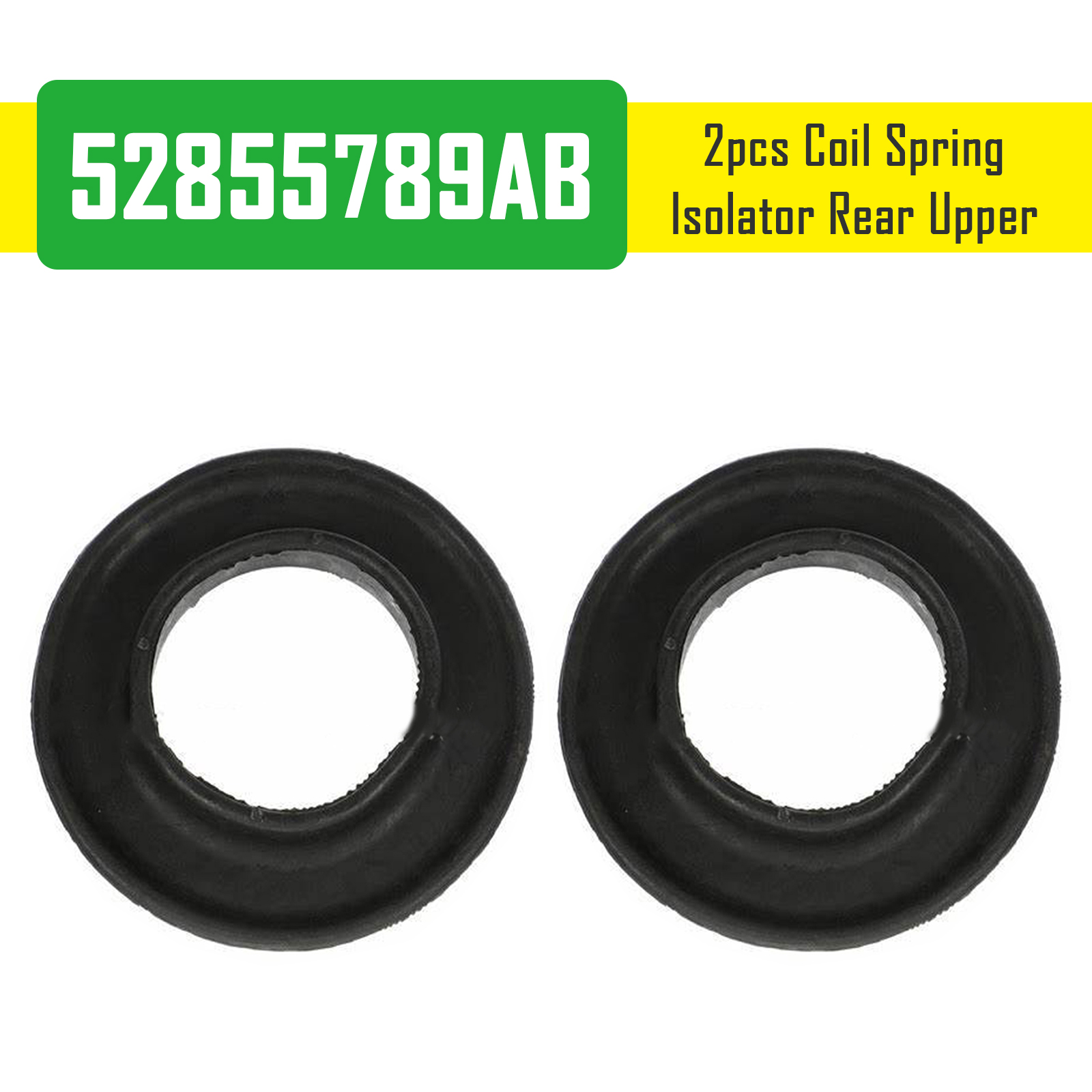 2009-2022 DODGE RAM 1500 CLASSIC BODY STYLE 2pcs Coil Spring Isolator Rear Upper 52855789AB Generic