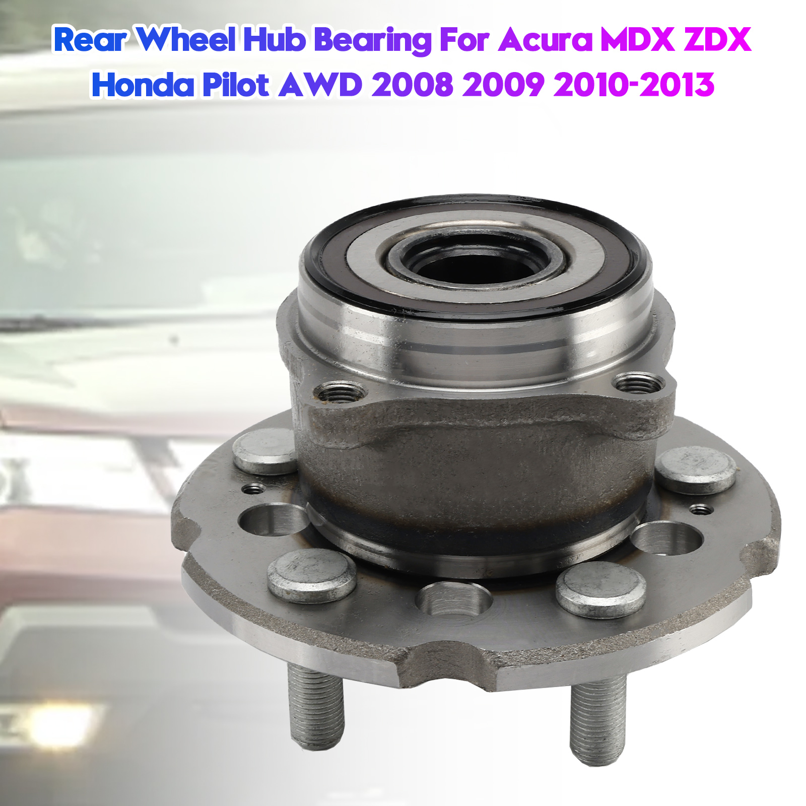 2007-2013 ACURA MDX All Models Rear Wheel Hub Bearing H24080BTA Generic