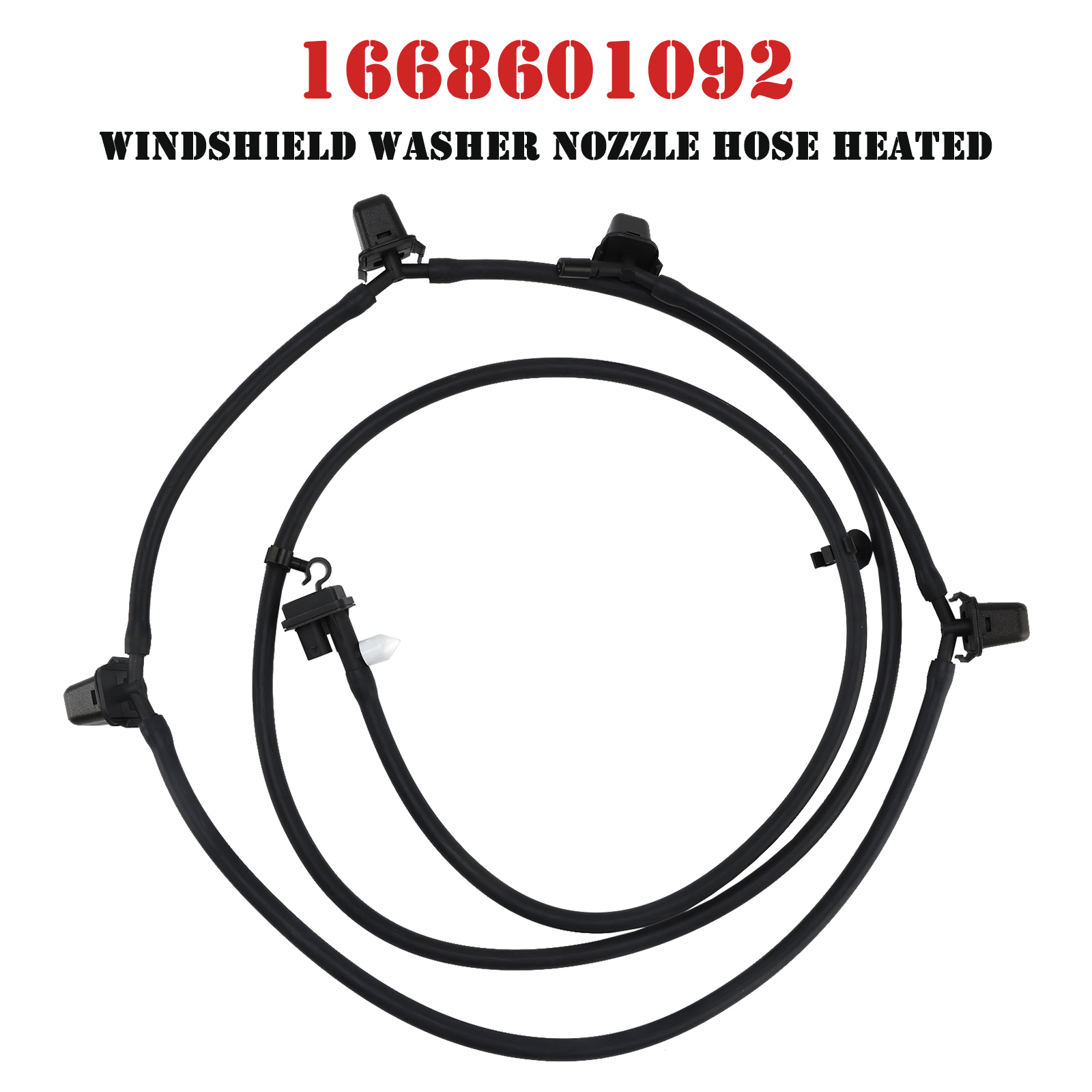 Mercedes GLE GLS C292 M-Class Windshield Washer Nozzle Hose Heated 1668601092 Generic