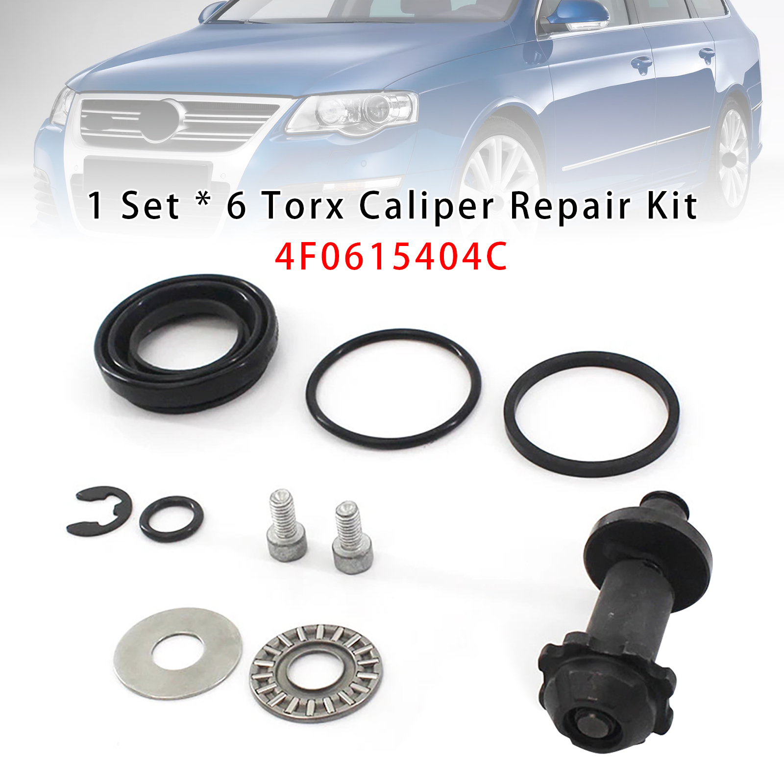 2004-2011 Audi Q3 A6 6 Torx Parking Rear Brake Caliper Motor Repair Kit Generic