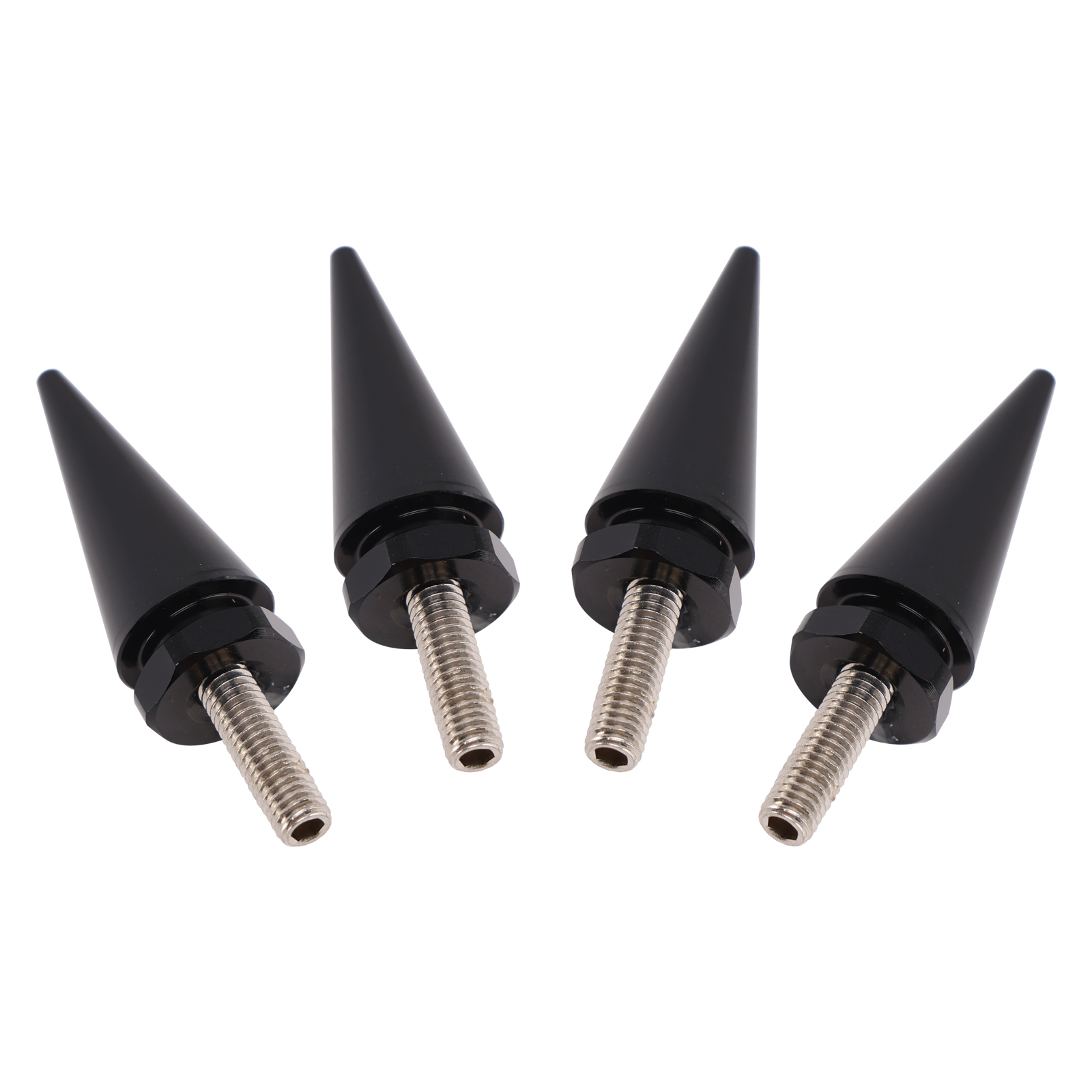 2015-2025 Touring Road Glide FLTR 4 Pack BLACK Spike Windshield Fairing Mounting Bolts Generic