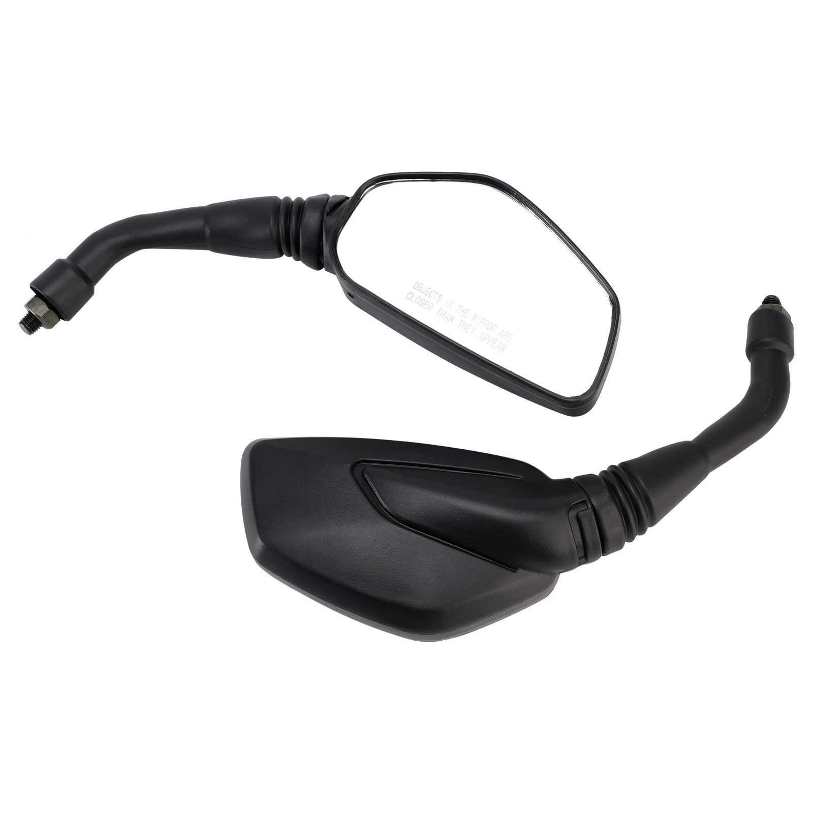 Bajaj Pulsar NS160 NS200 AS200 Dominar 400 Rearview Mirrors Left and Right M10 Black Generic