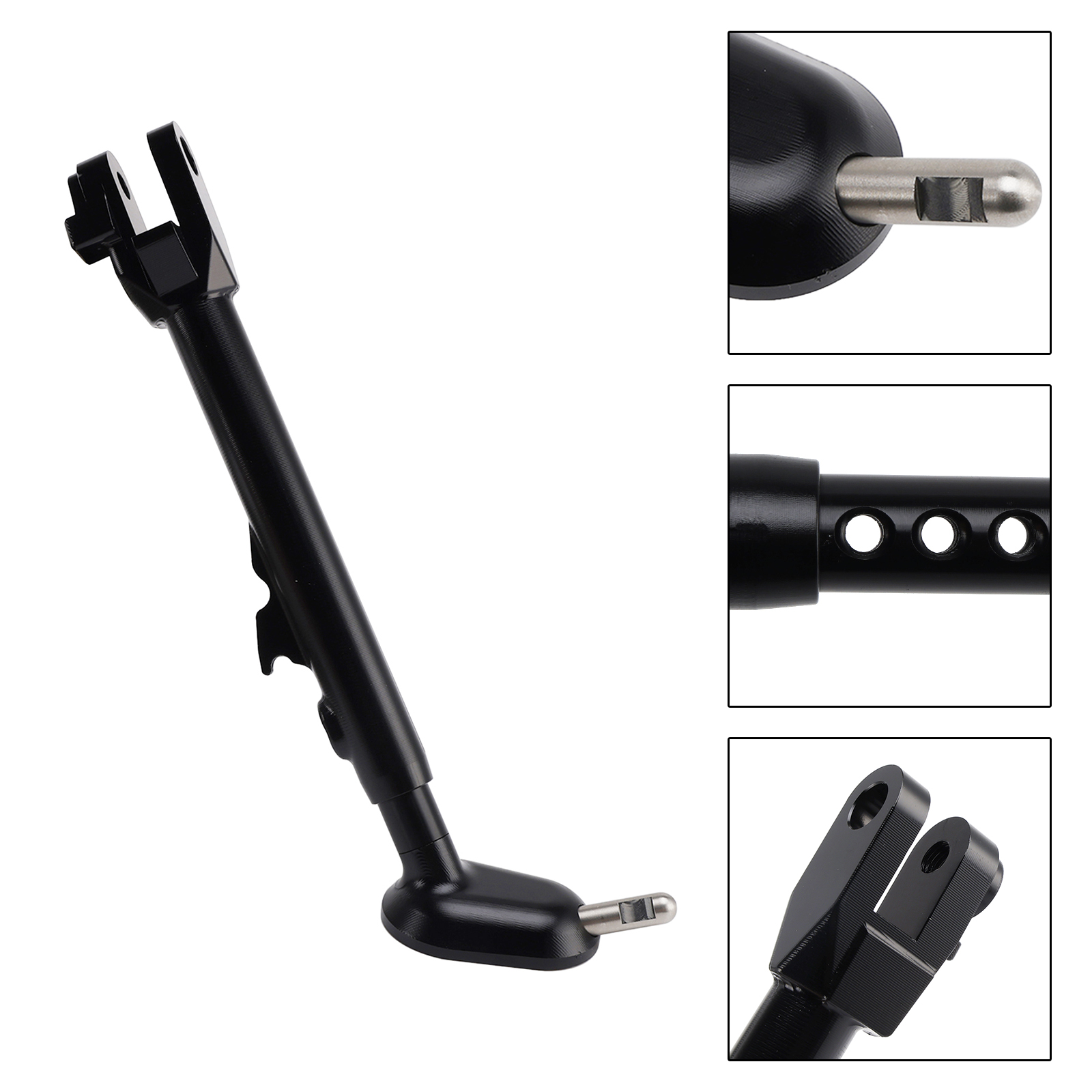 2023-2025 Street Triple 765 R/RS Motorcycle Foot Side Stand Kickstand Black Generic