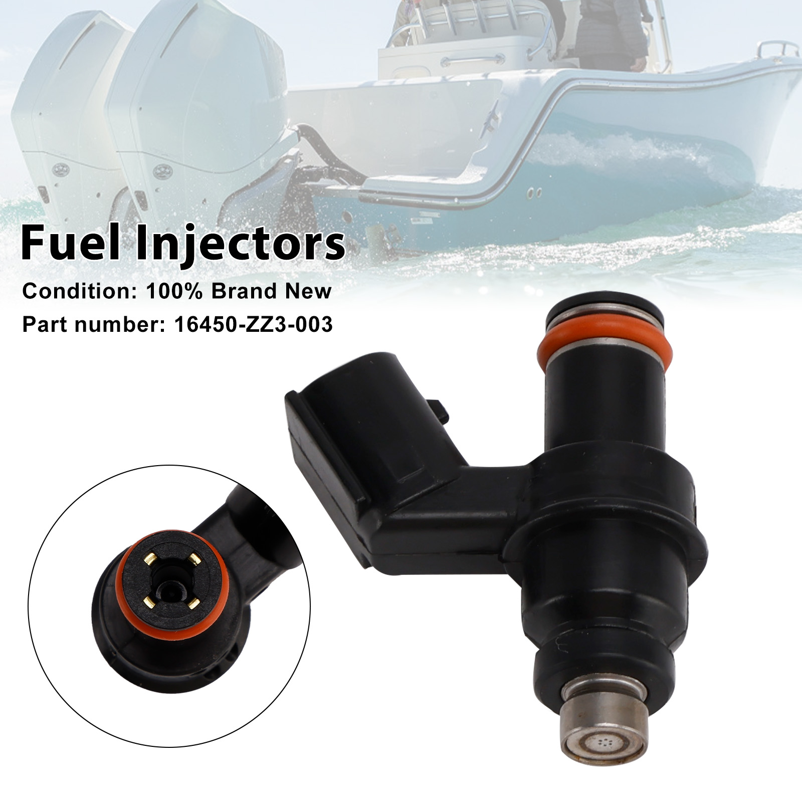 Honda Outboard Fuel Injectors 16450-ZZ3-003 Generic