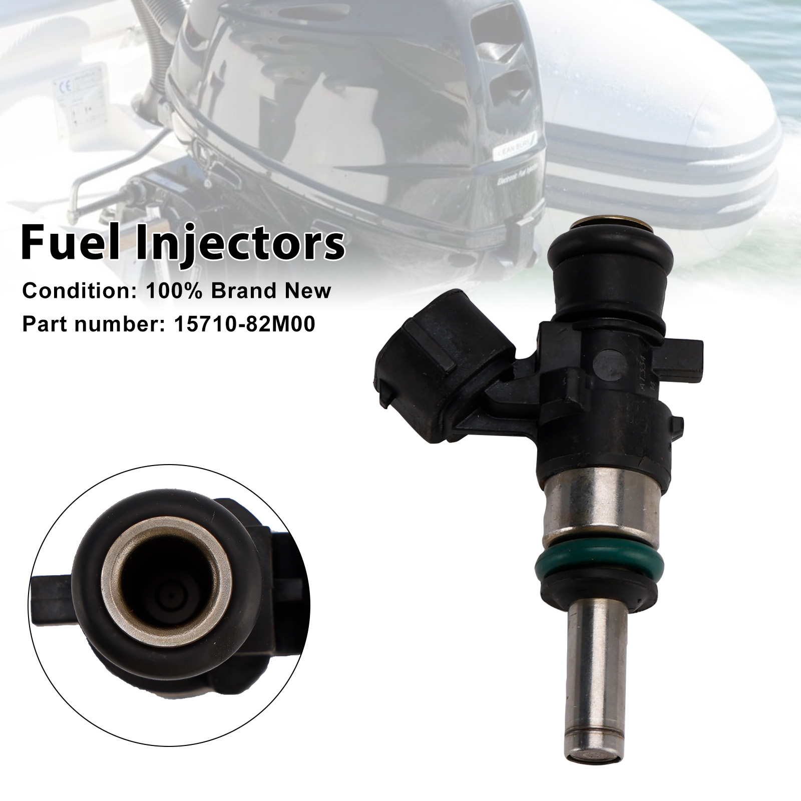 Suzuki Outboard 25HP DF 30HP DF Fuel Injectors 15710-82M00 Generic