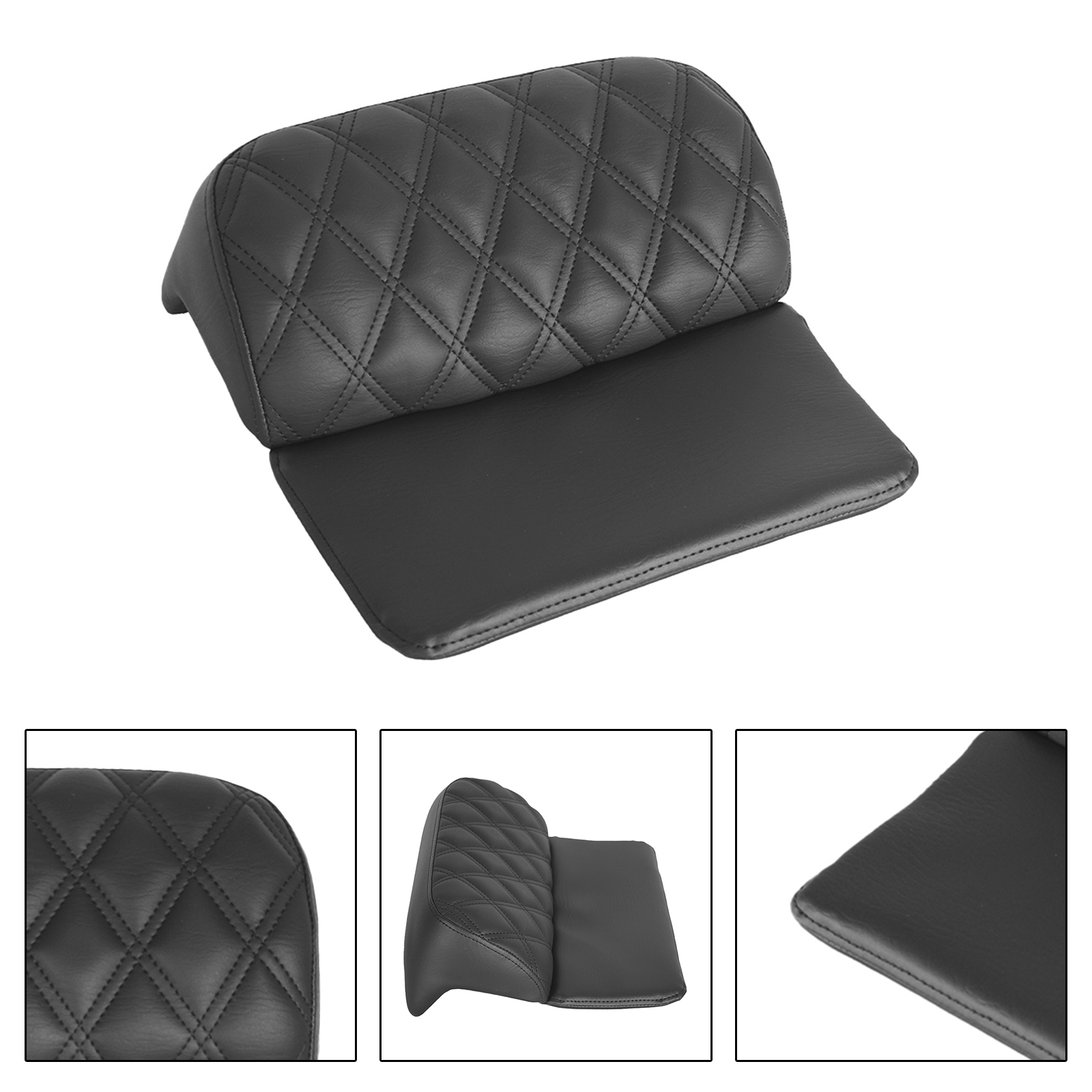 2014-2022 Tour Pack Touring Road Glide Tri Glide Chopped Pack Trunk Backrest Pad Black Generic
