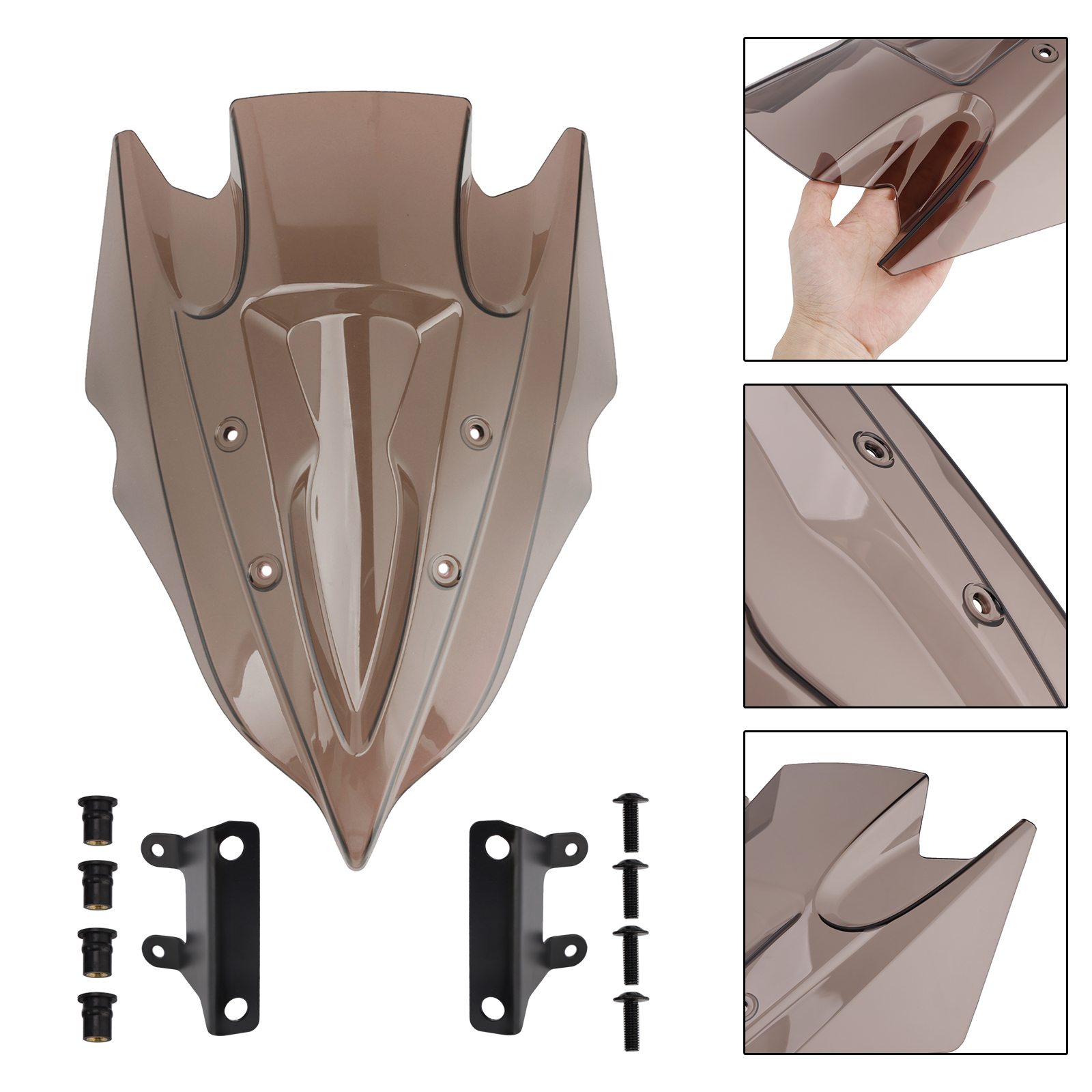 2024-2025 KAWASAKI Z500 Windshield Windscreen Smoke Generic