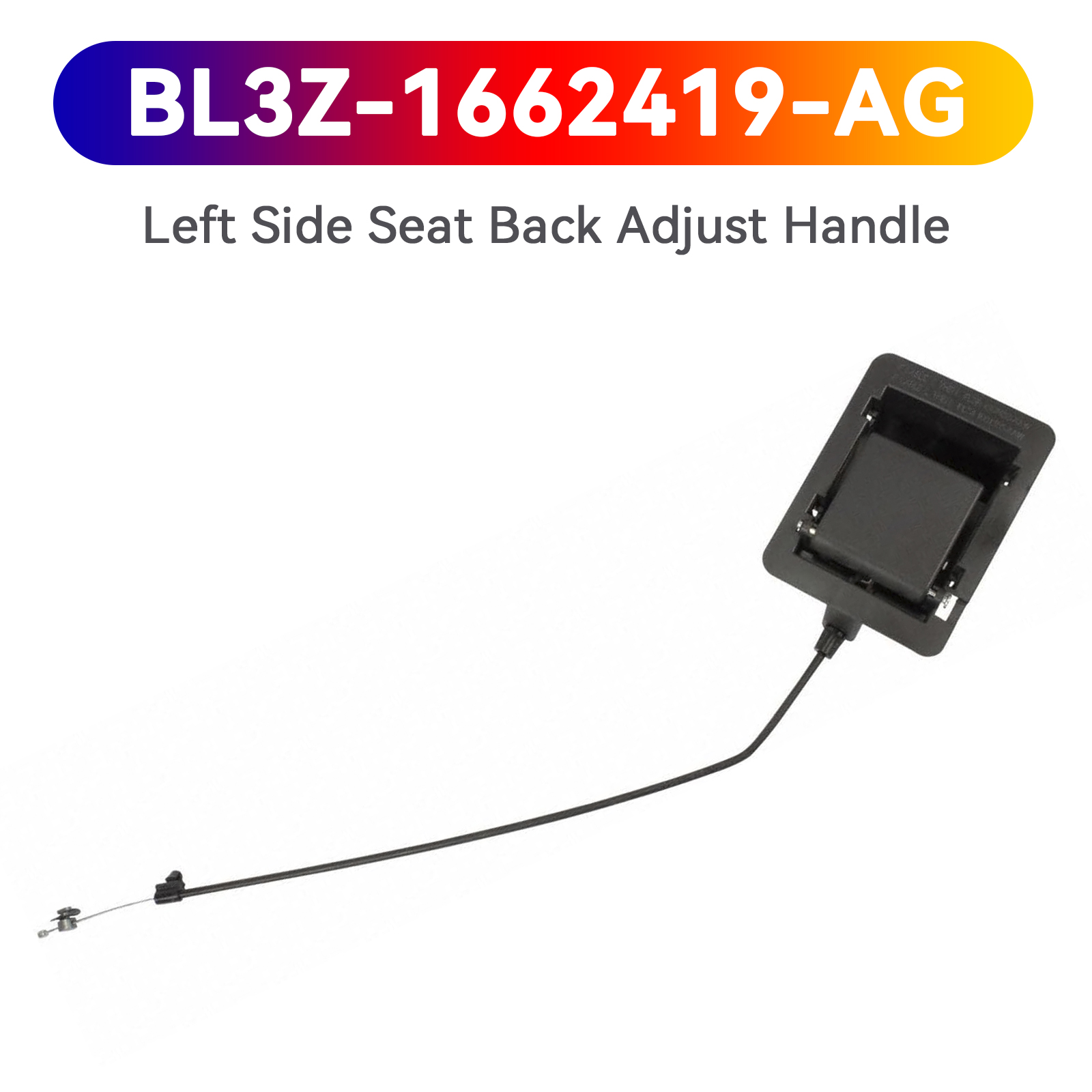 2009-2012 Ford F-150 All Models Left Side Seat Back Adjust Handle BL3Z-1662419-AG Generic