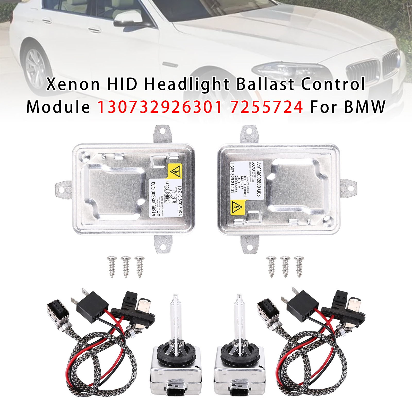 2014-2016 BMW X3 X4 X5 X6 Z4 Xenon HID Headlight Ballast Control Module 130732926301 7255724 Generic