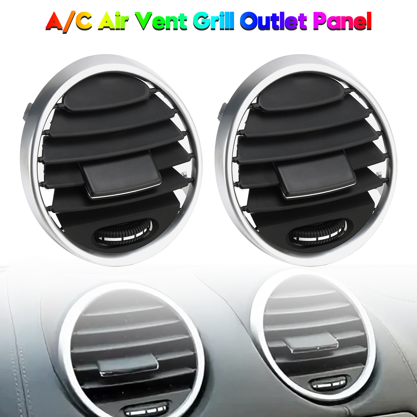 2006-2012 Mercedes-Benz GL class (X164) 2Pcs A/C Air Vent Grill Outlet Panel A1648301954 Generic
