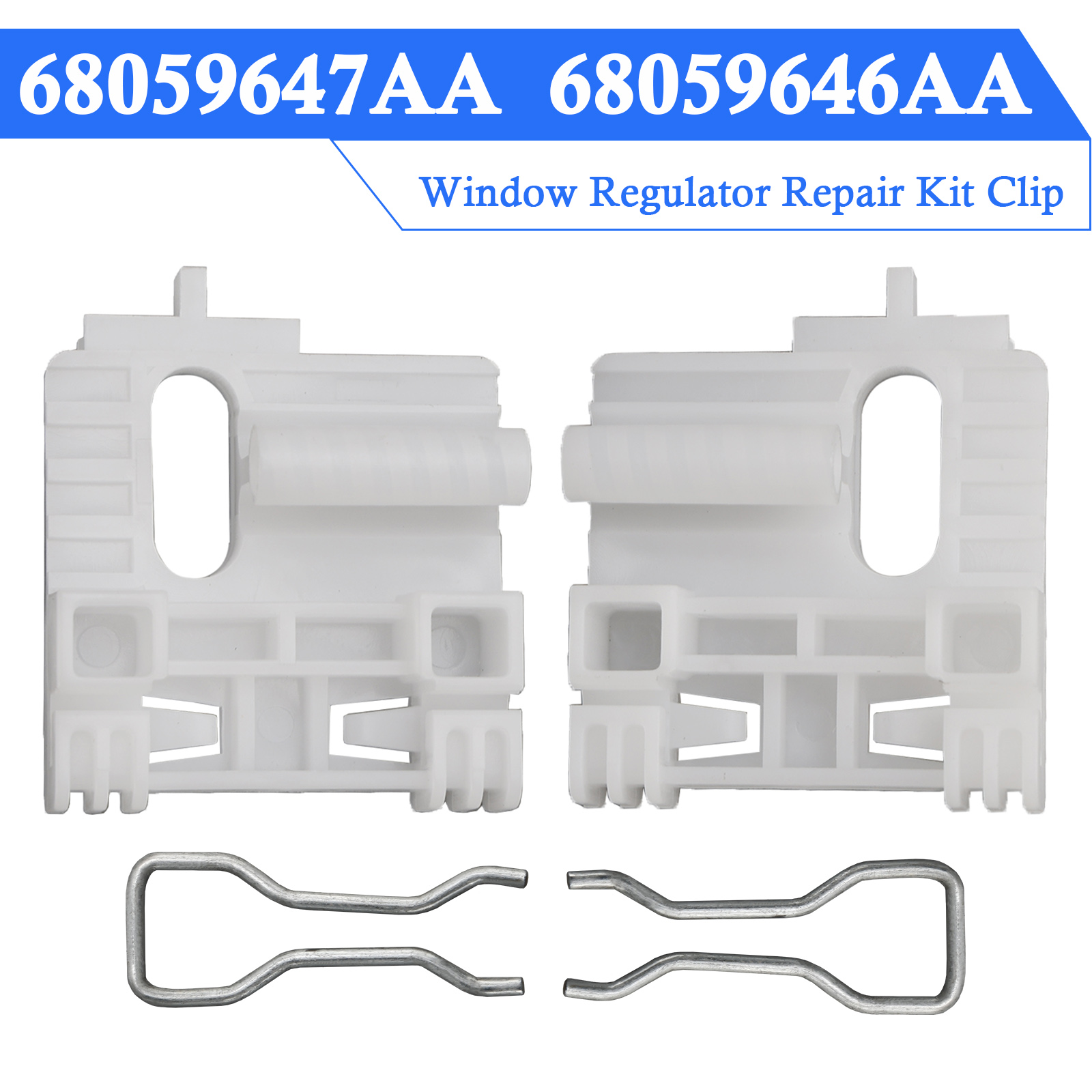 2002-2006 Jeep Liberty Window Regulator Repair Kit Clip Rear Left and Right 68059647AA Generic