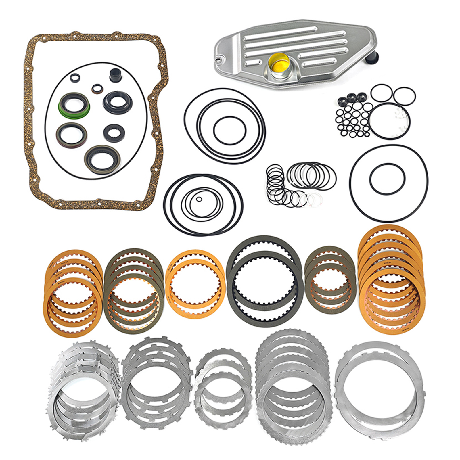 5R44E 4R44E 5R55E Master Rebuild Kit For 97-UP 4WD Filter Clutch Plates