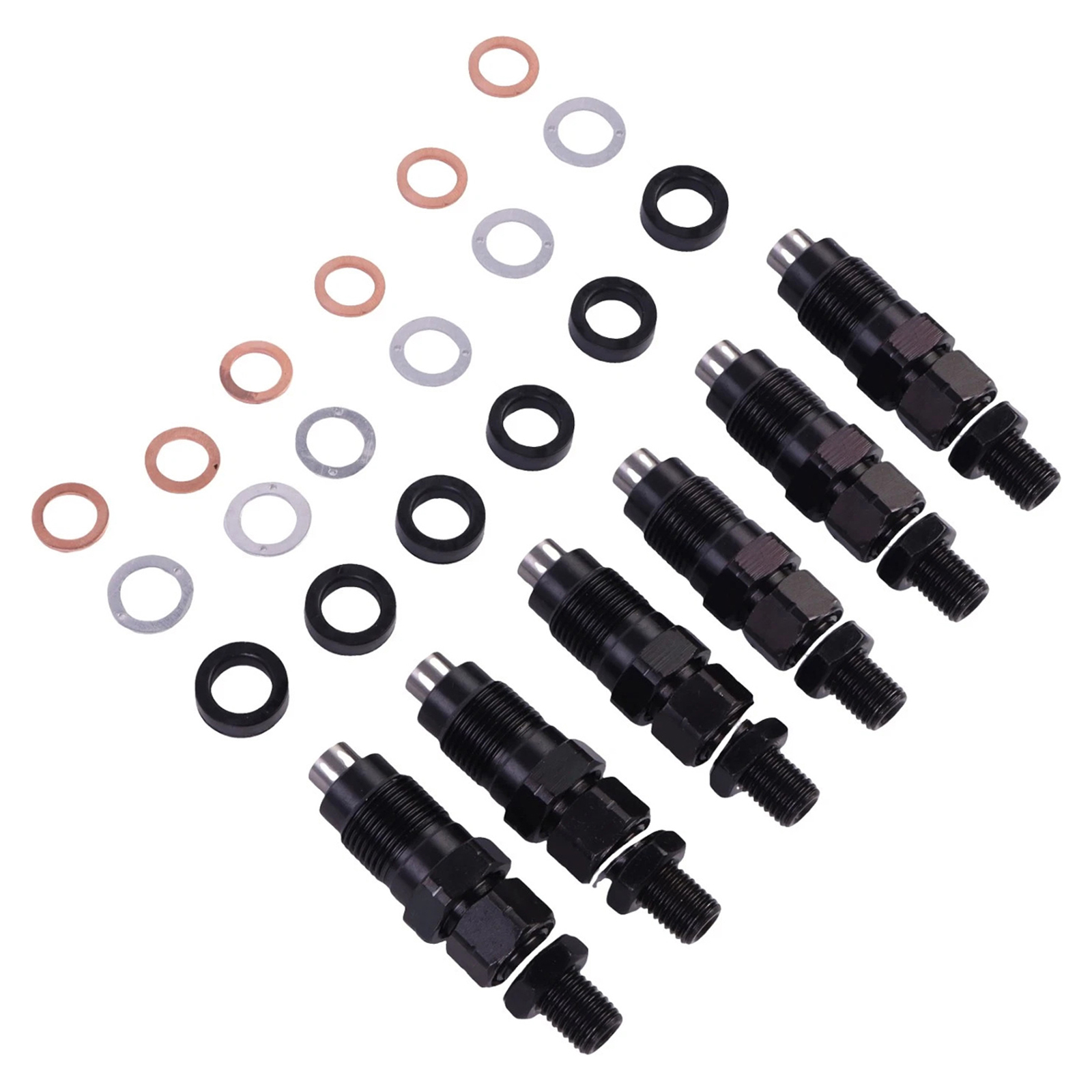 Toyota 3L Hilux Hiace 2.8L Engine 6Pcs Fuel Injector 23600-59105 Generic