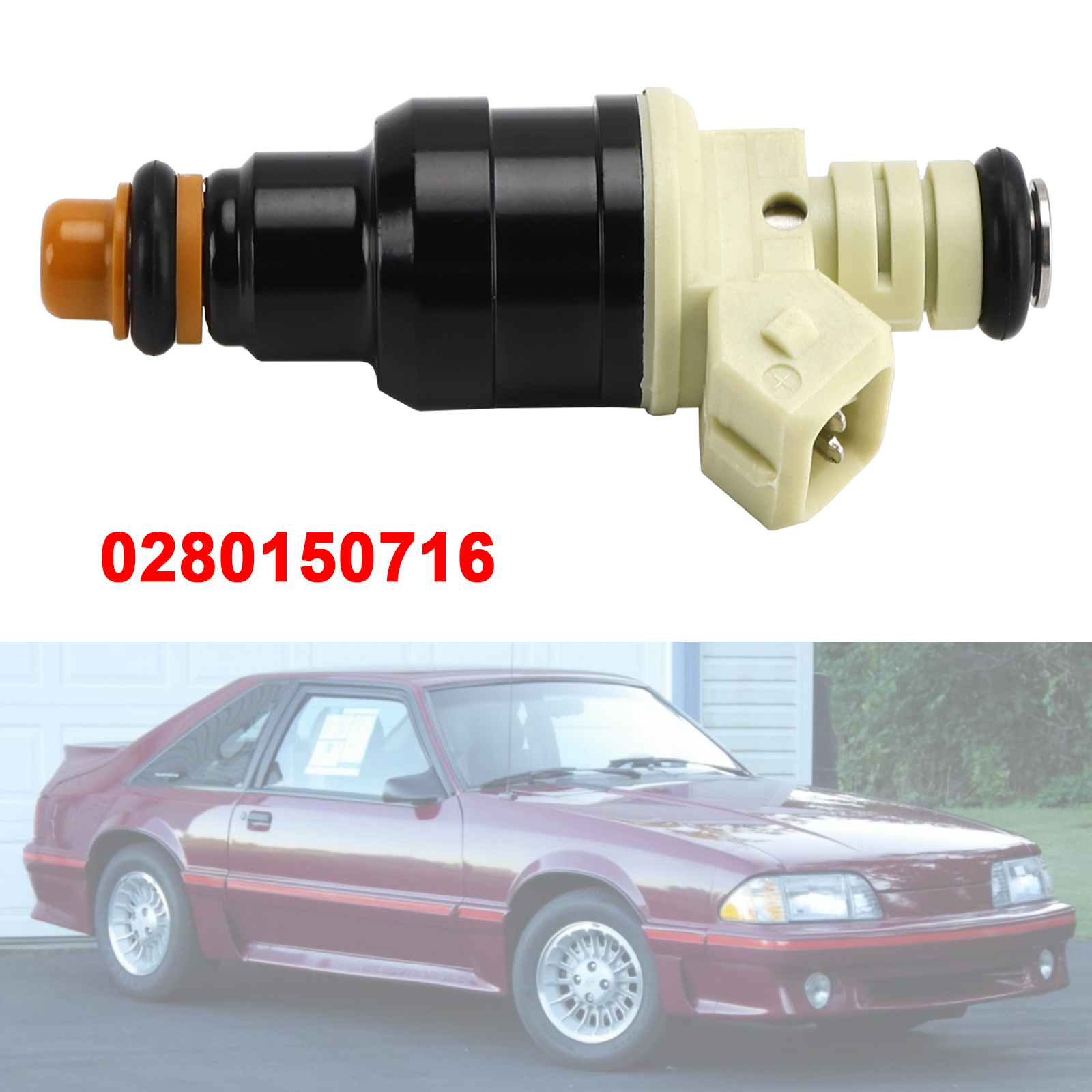 1986-1989 Ford Bronco/ II 1Pcs Fuel Injector 0280150211 Generic