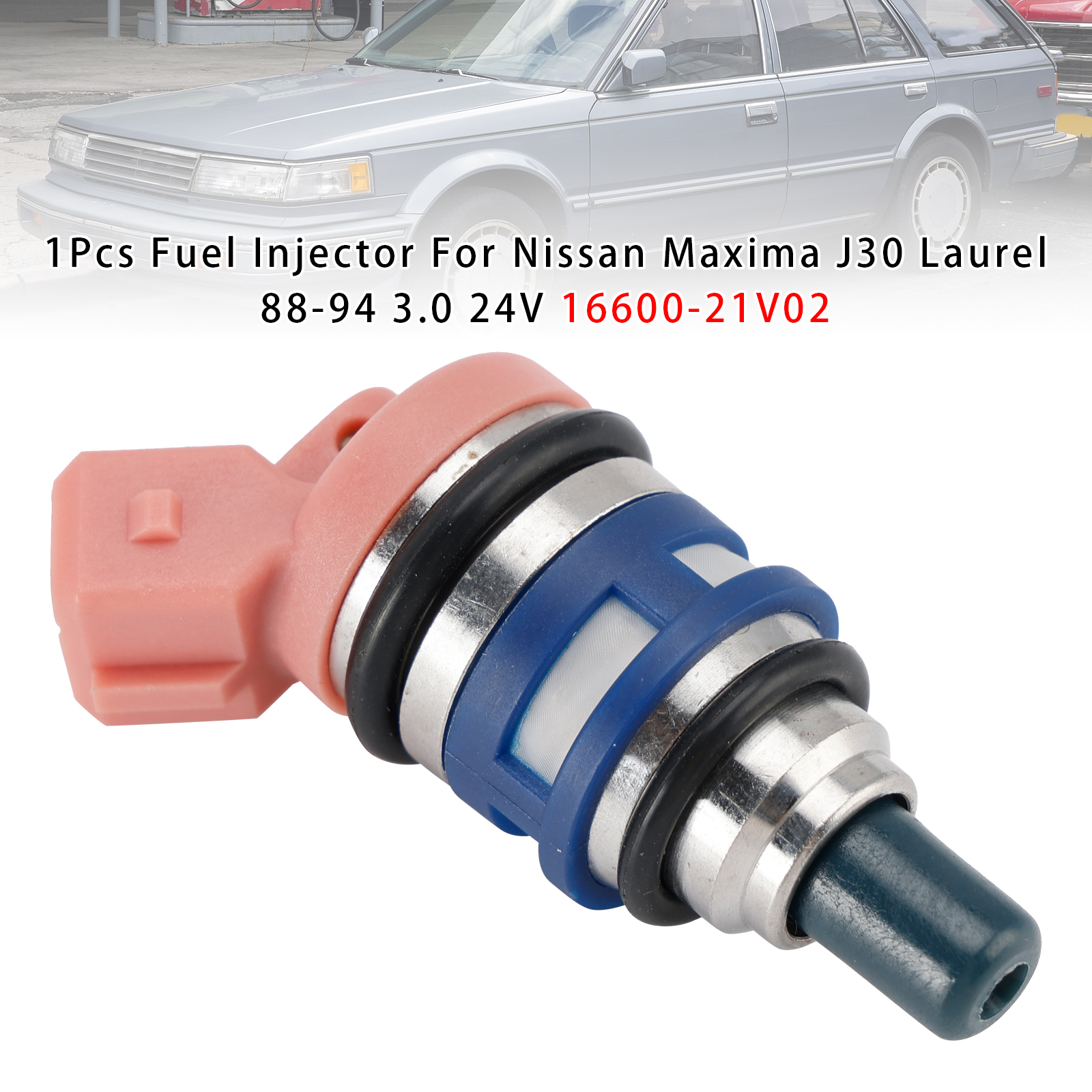 1988-1994 Nissan Maxima J30 Laurel 3.0 24V 1Pcs Fuel Injector 16600-21V02 Generic
