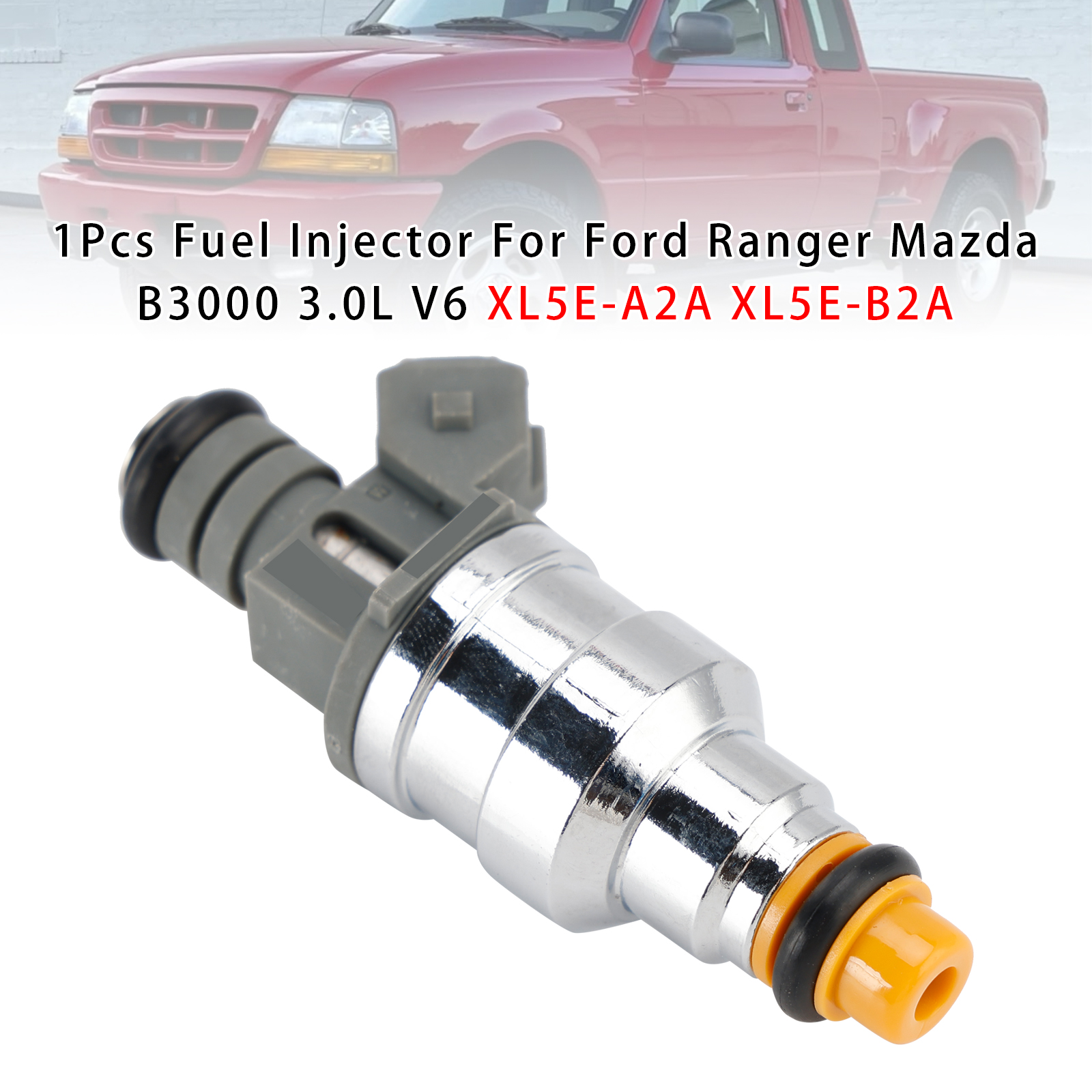 1998-2001 Mazda B3000 3.0L V6 1Pcs Fuel Injector XL5E-A2A XL5E-B2A Generic