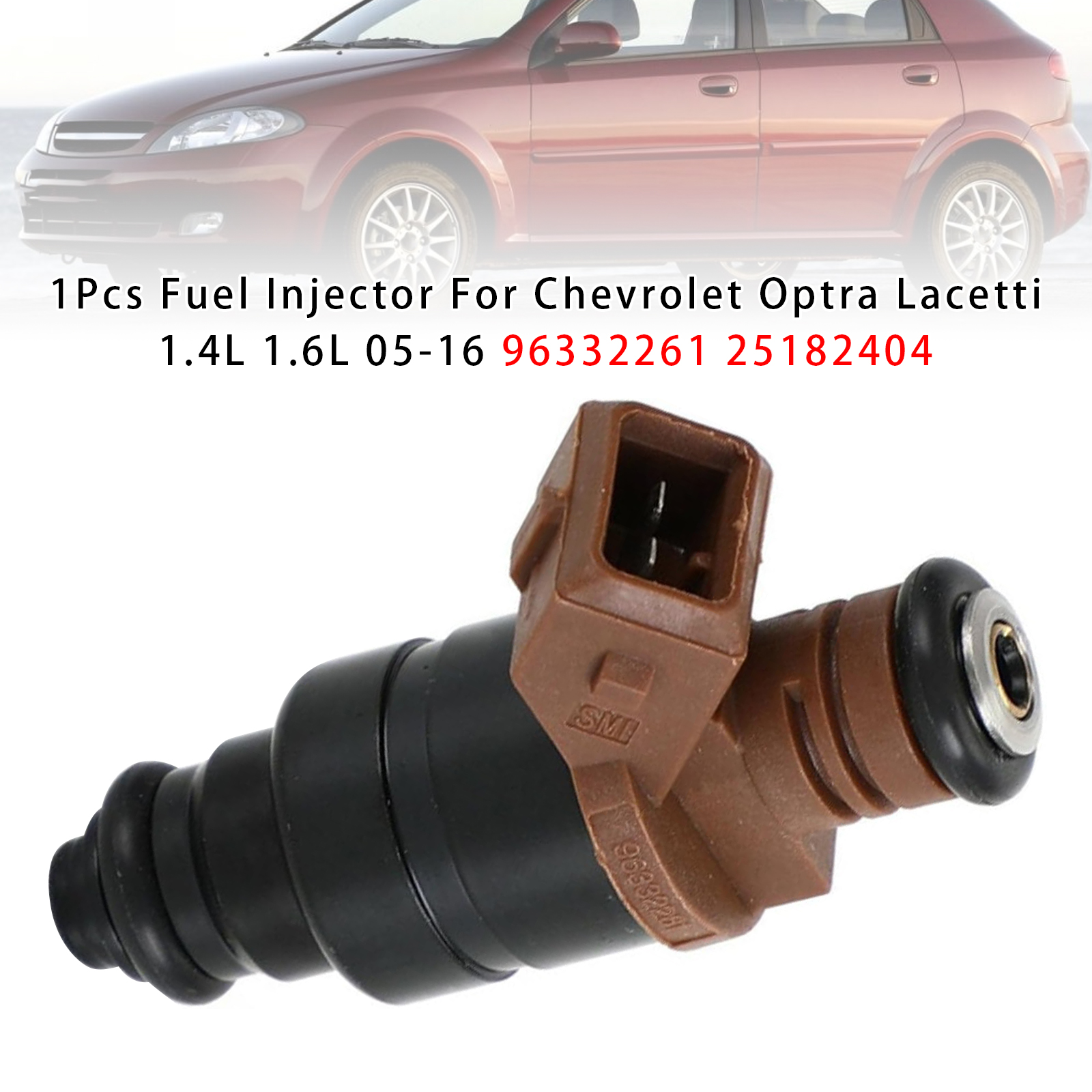 2005-2006 Daewoo Lacetti Gasolina 1.4L 1Pcs Fuel Injector 96332261 25182404 Generic