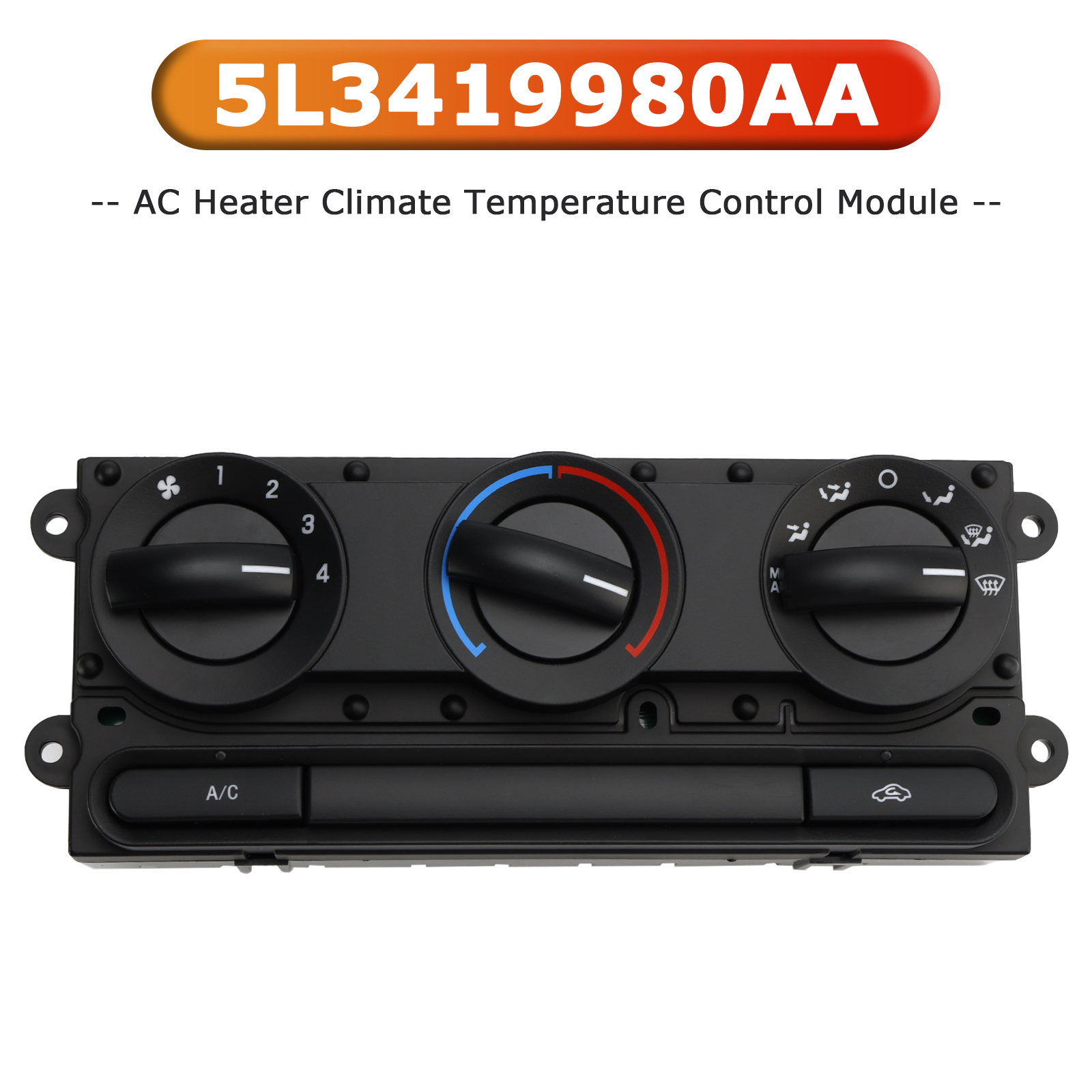 2004-2008 Ford F-150 AC Heater Climate Temperature Control Module 5L3419980AA Generic