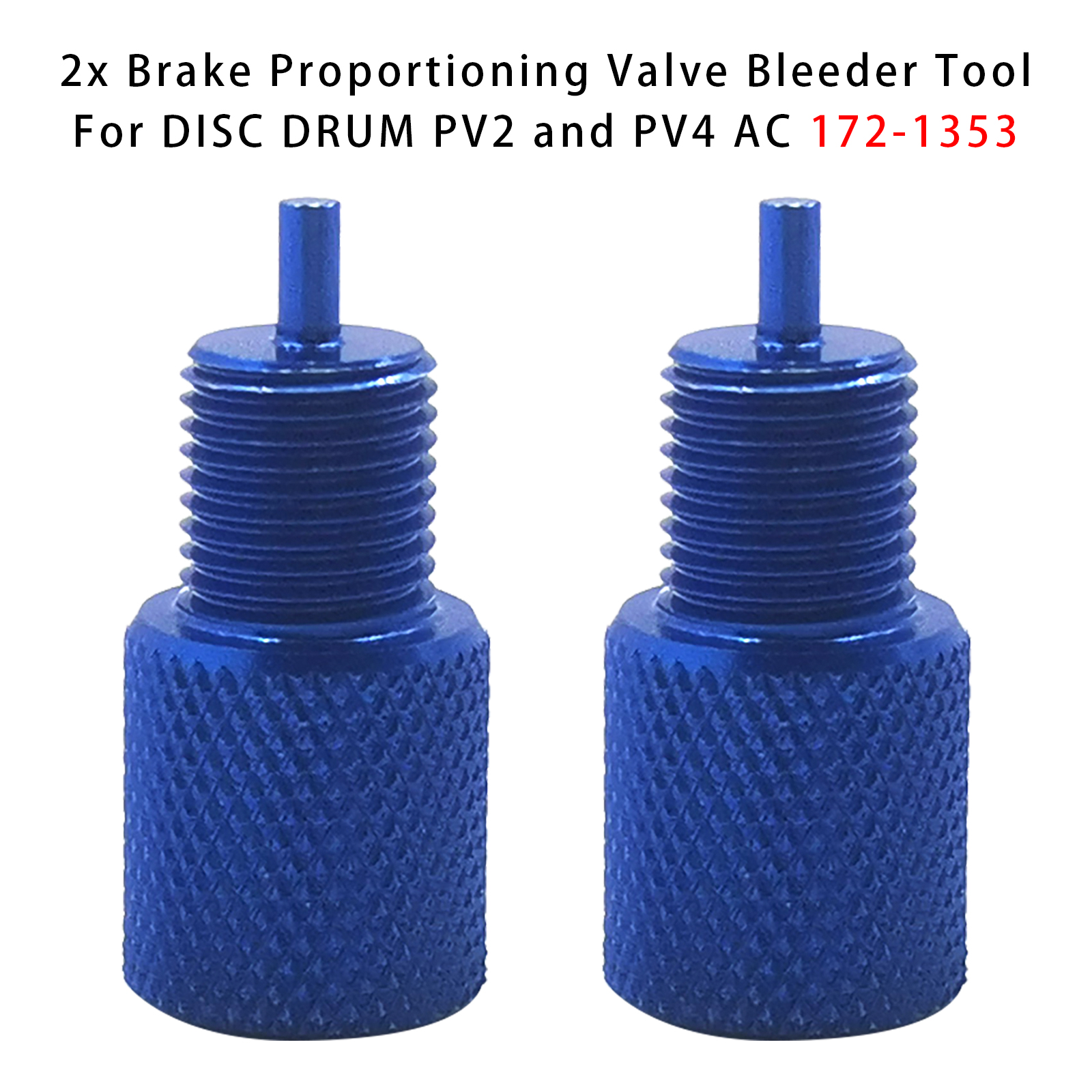 DISC DRUM PV2 and PV4 AC 2x Brake Proportioning Valve Bleeder Tool 172-1353 Generic