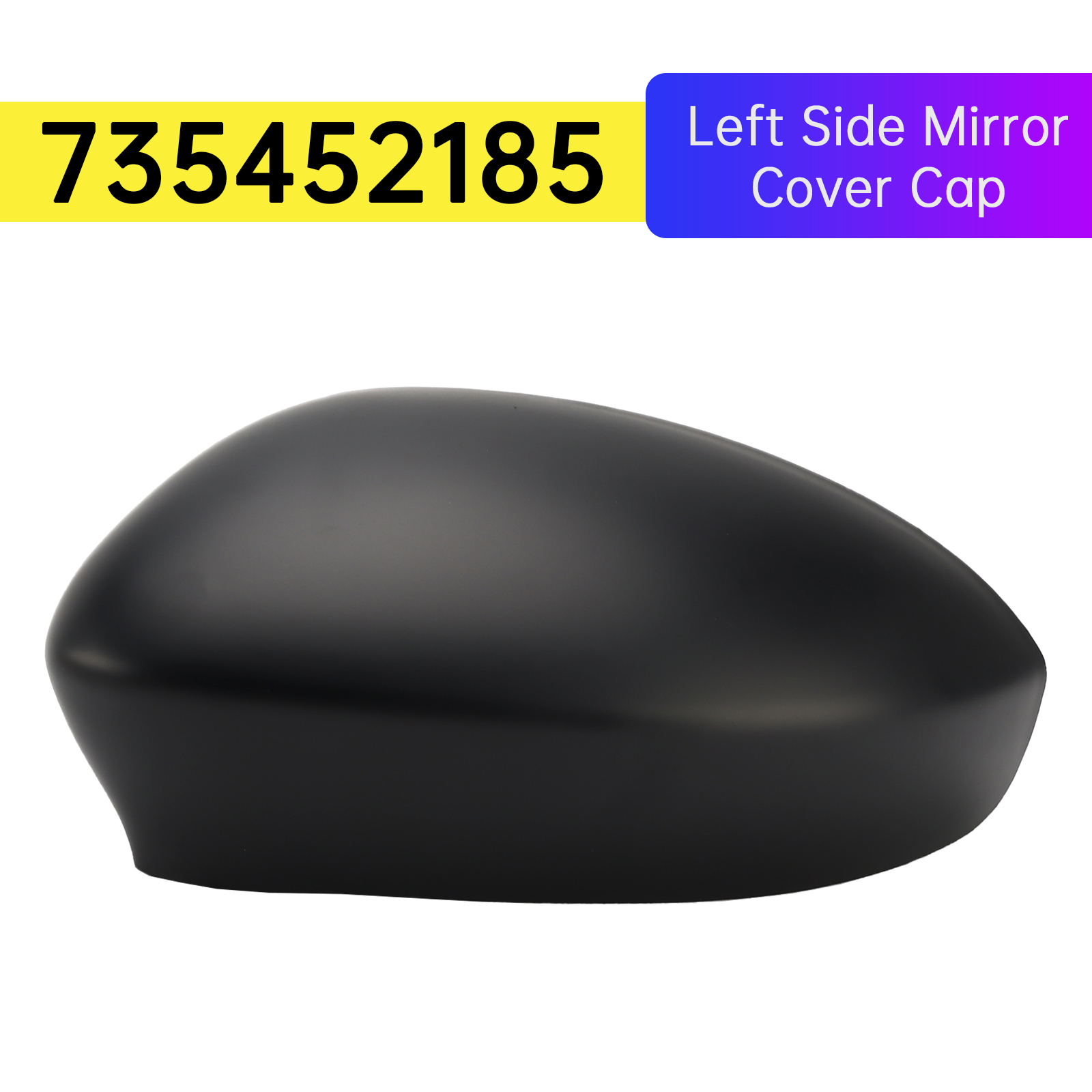 2009 Fiat GGrande Punto Evo Dal Left Side Mirror Cover Cap Generic