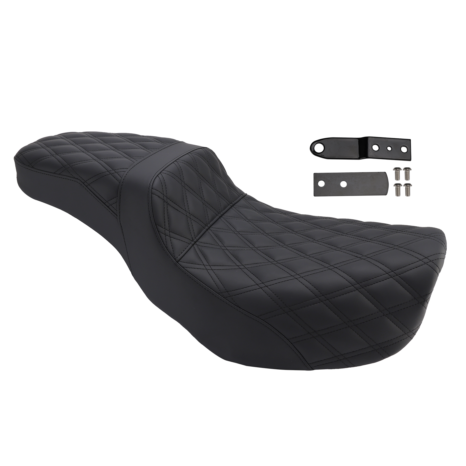 2006-2017 Dyna Fxd FLD Street Bob FXDB Fat Bob FXDF Rider Passenger Seat Front Rear Cushion Diamond Generic