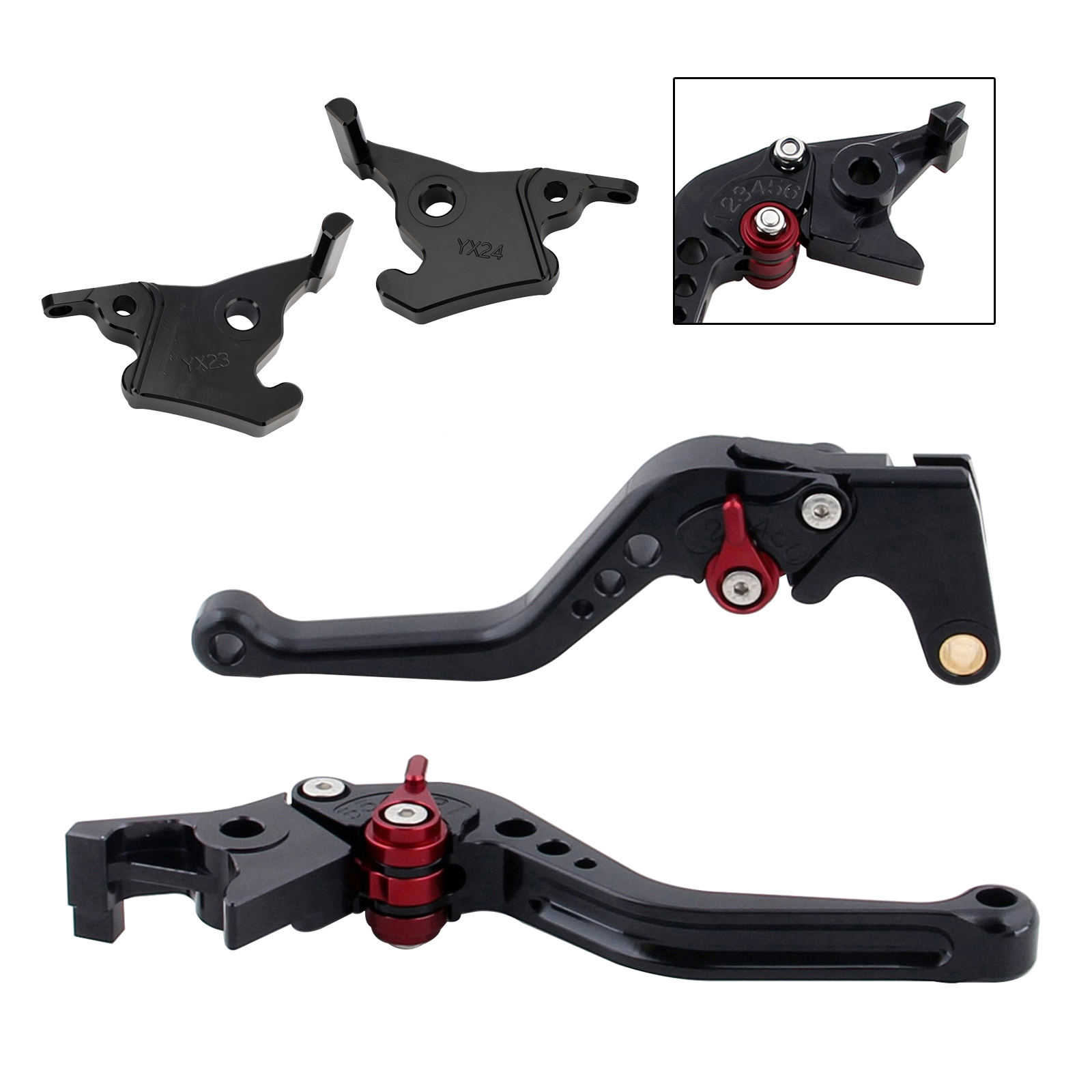 2023-2025 YAMAHA XMAX 300 NEW Short Clutch Brake Lever Black Generic