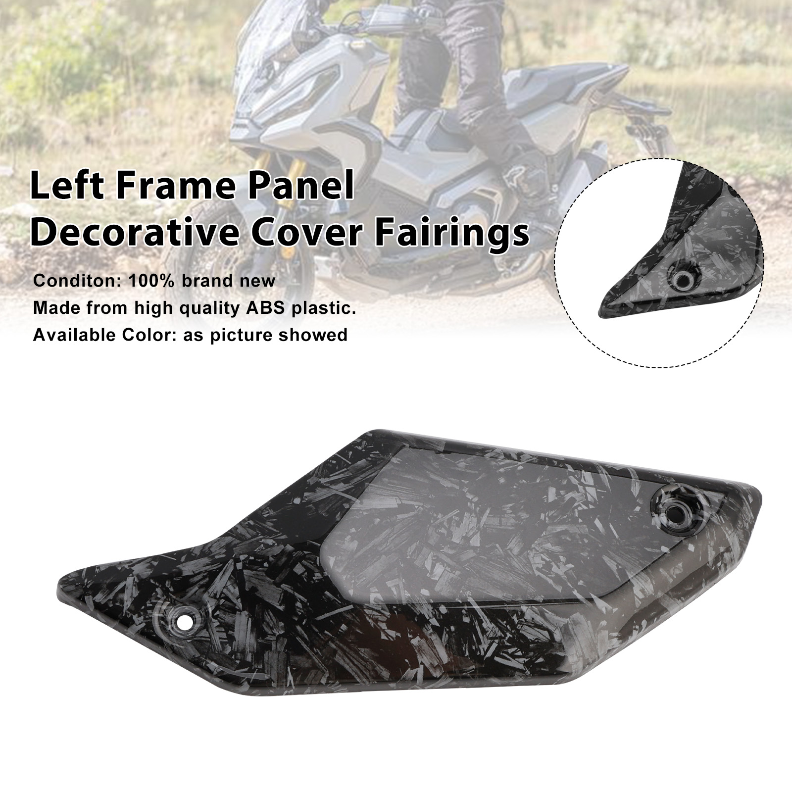 2021-2025 Honda X-ADV 750 Left Frame Panel Decorative Cover Fairings Forge Generic