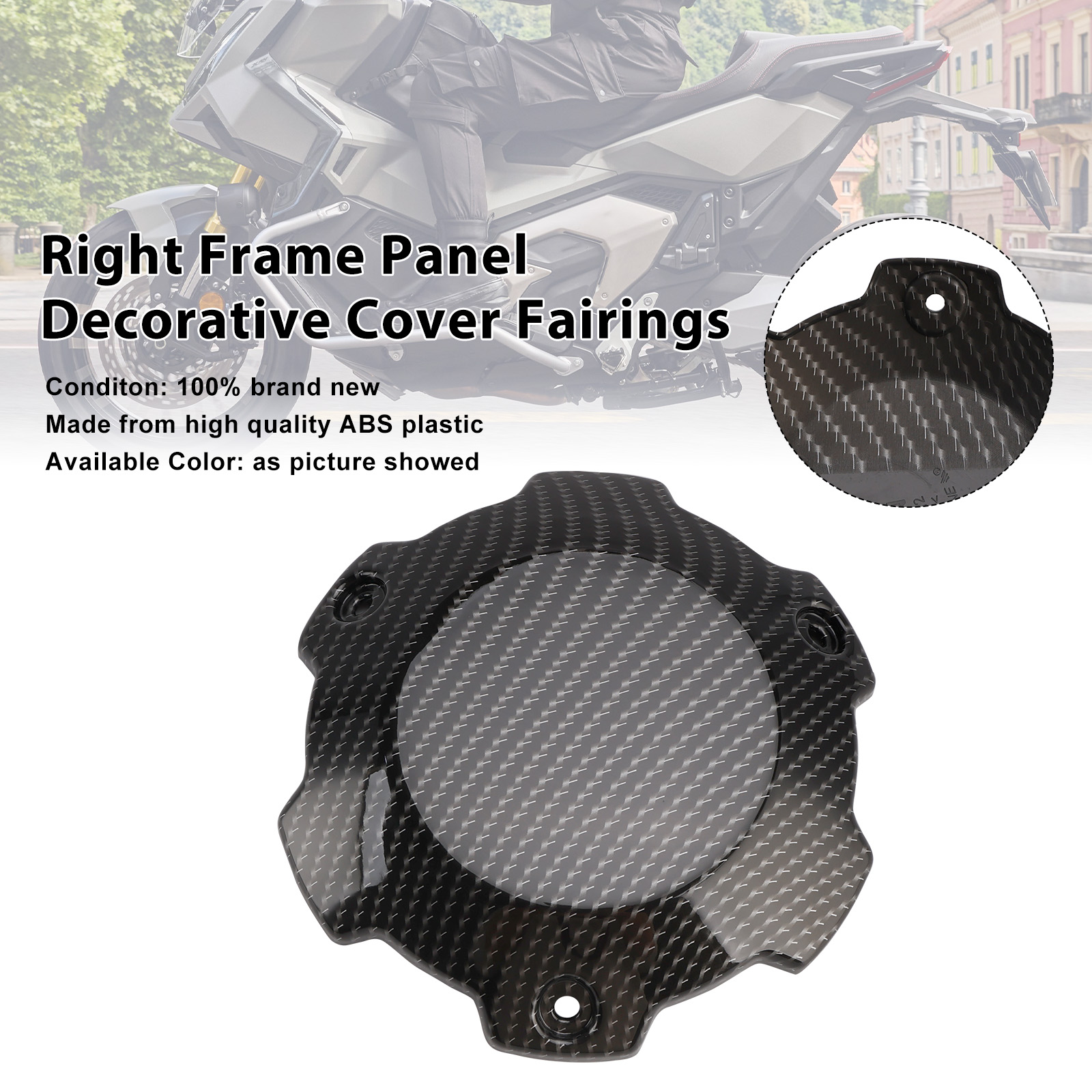 2021-2025 Honda X-ADV 750 c Right Frame Panel Decorative Cover Fairings Carbon Generic