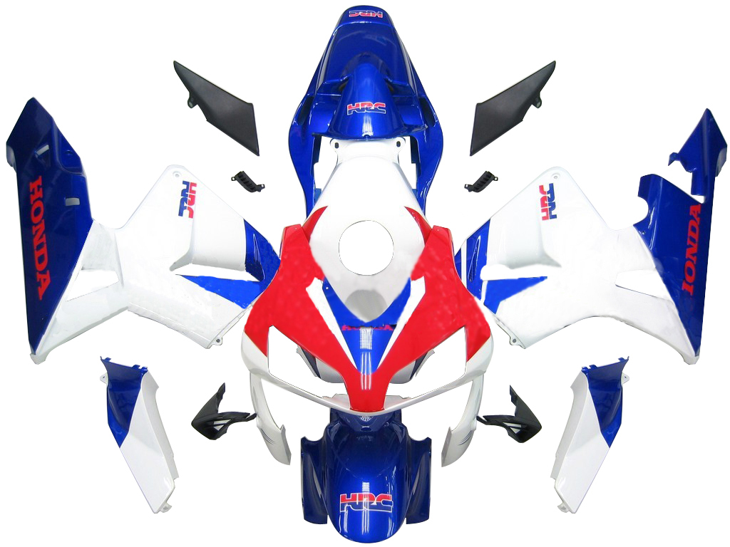 2003-2004 Honda CBR600RR Amotopart Fairings Red Whit Blue HRC Racing Customs Fairing