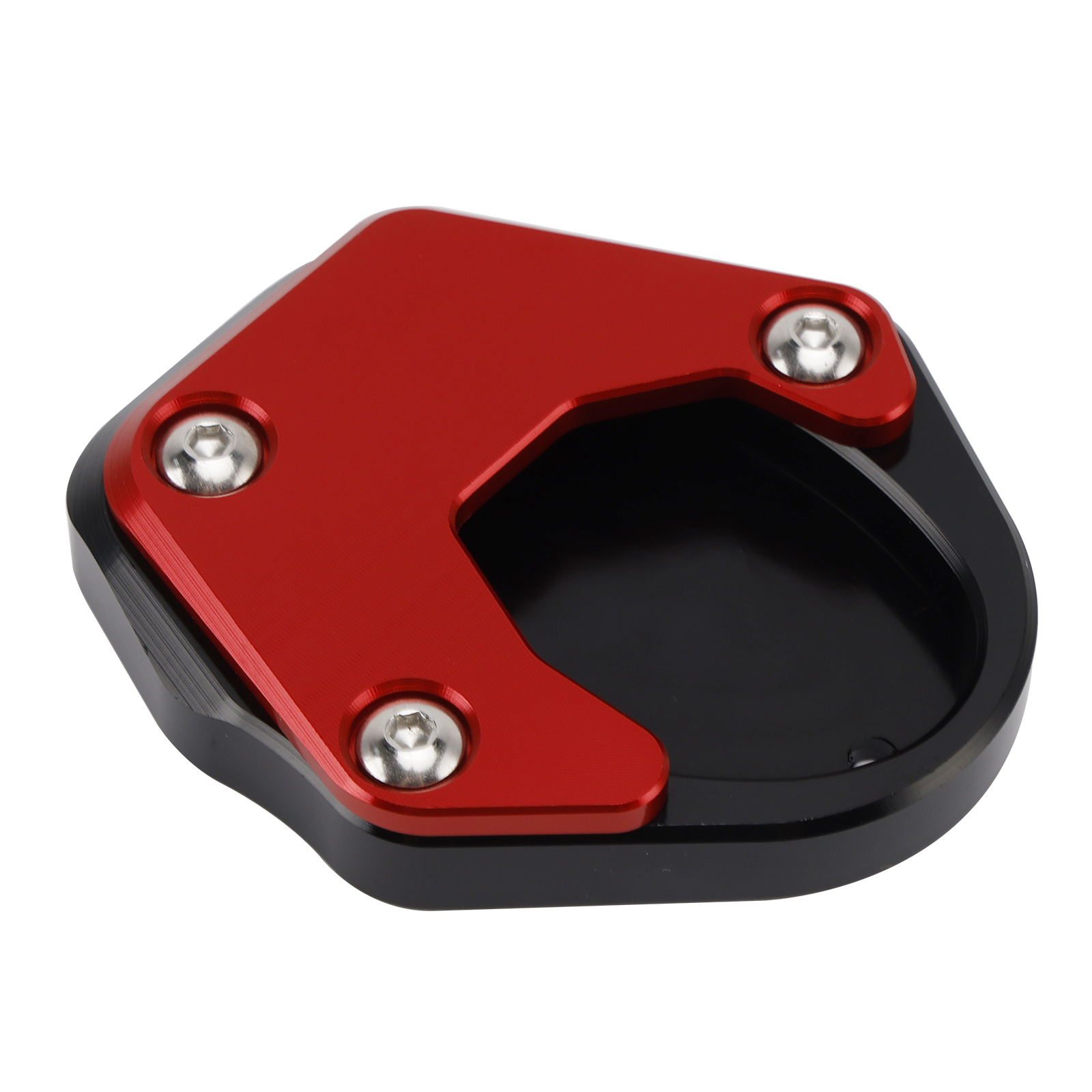 2010-2016 KAWASAKI KLX150 Extension Kickstand Side Enlarger Pad Cnc Red Generic
