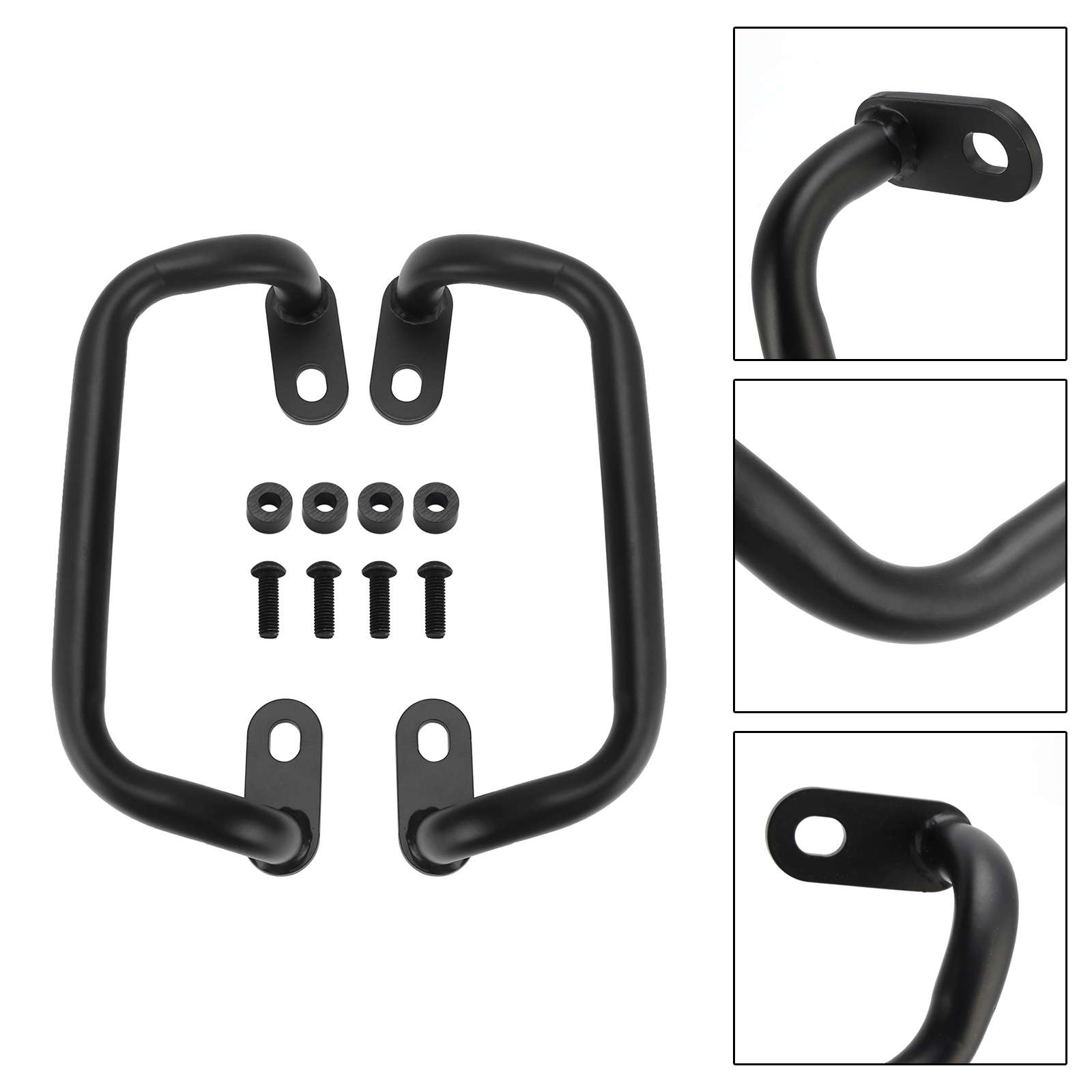 2025-2026 Thruxton 400 Rear Passenger Armrest Hand Holder Black Generic