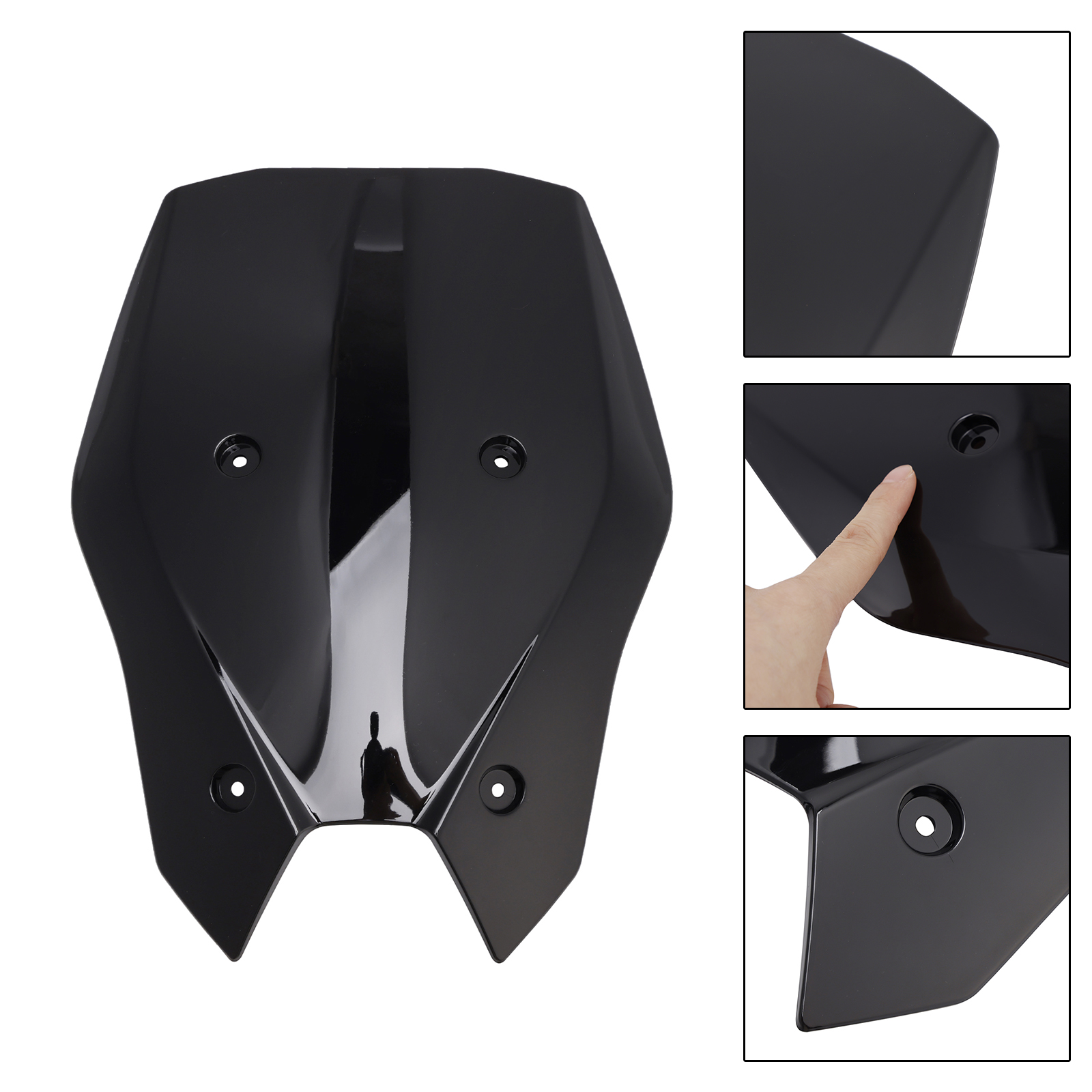 2025- Kawasaki Z900 Z 900 Windshield Windscreen Black Generic