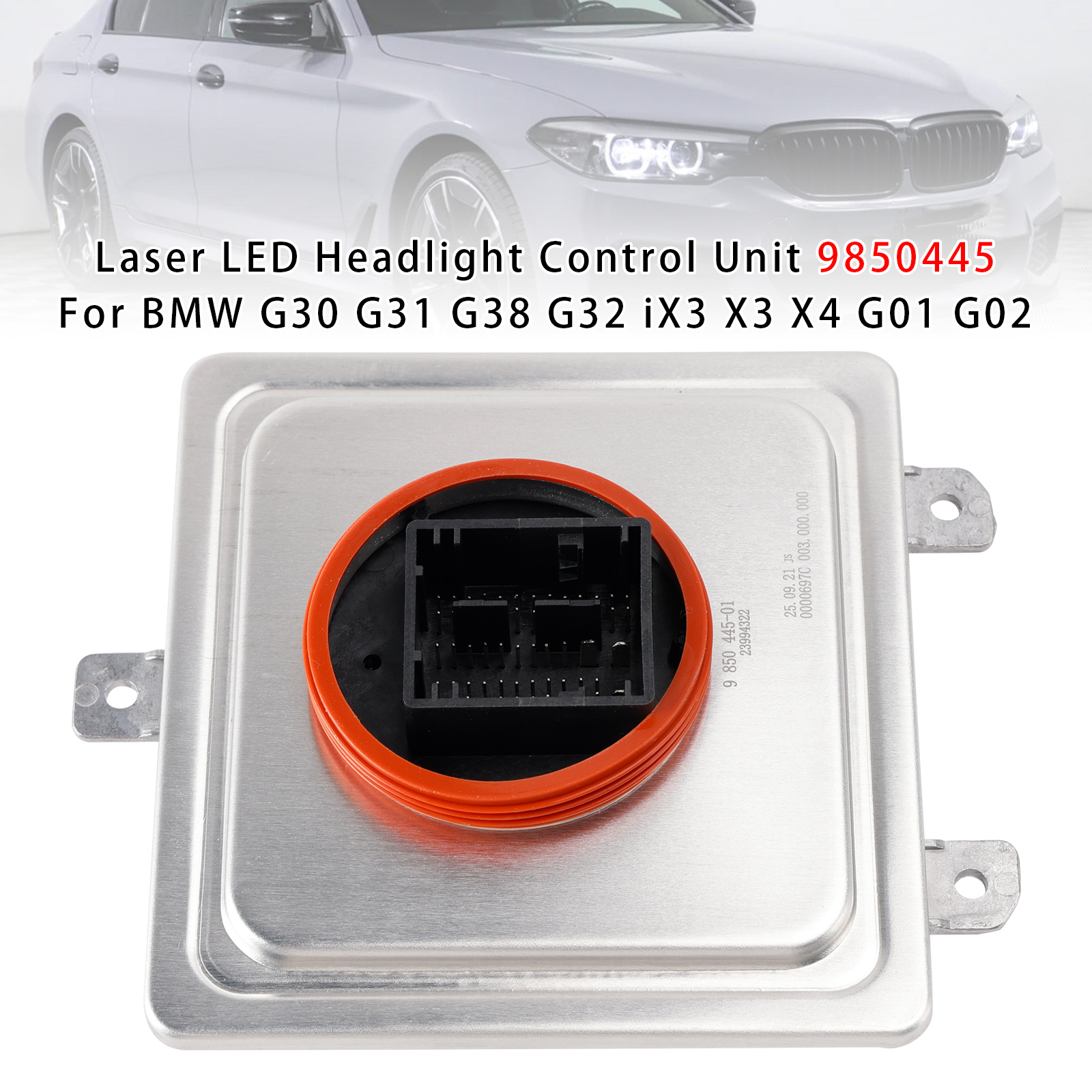 BMW G30 G31 G38 G32 iX3 X3 X4 G01 G02 Laser LED Headlight Control Unit 9850445 Generic