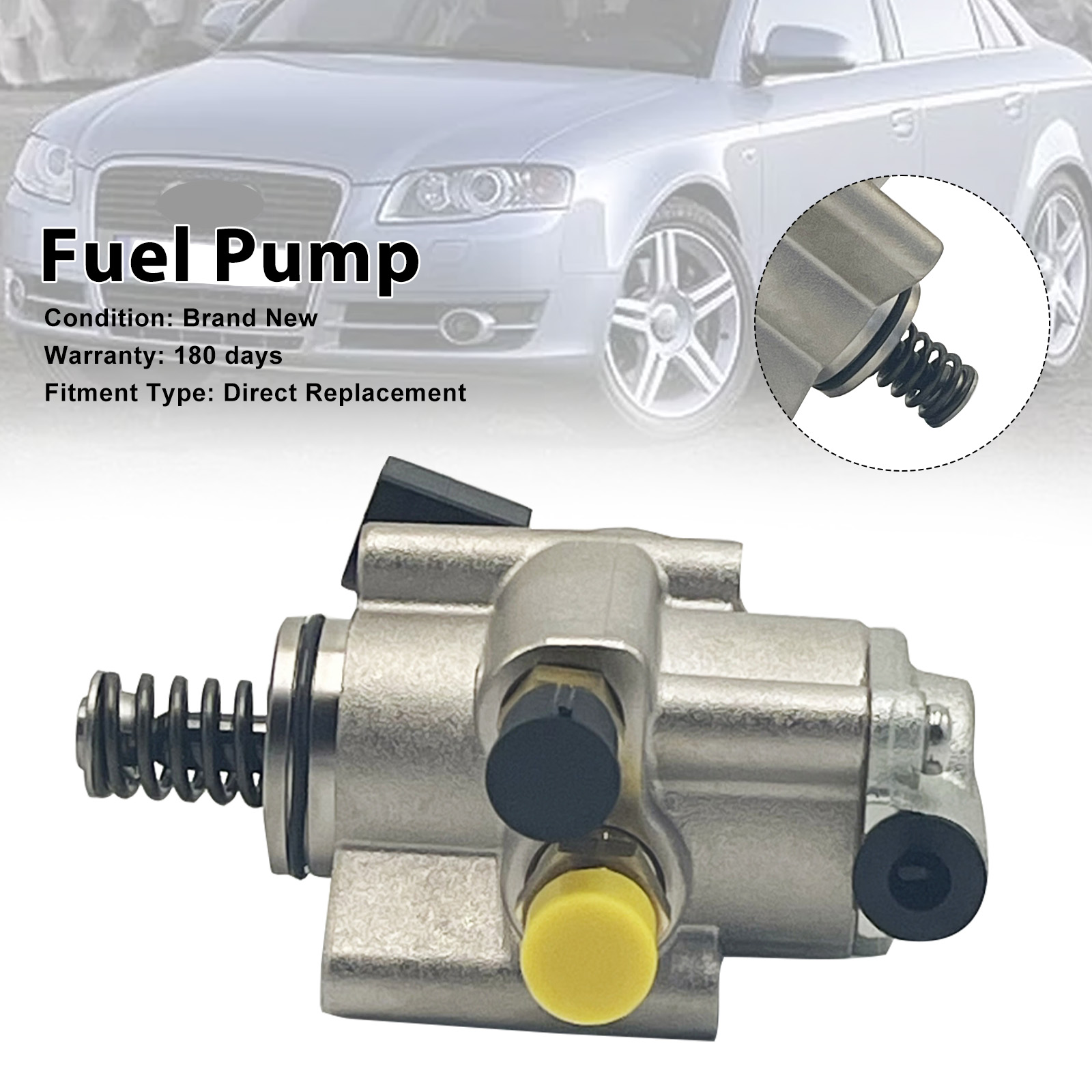 2005-2009 Audi A6 Quattro V6 3.2L 3.0L High Pressure Fuel Pump 06E127025G Generic